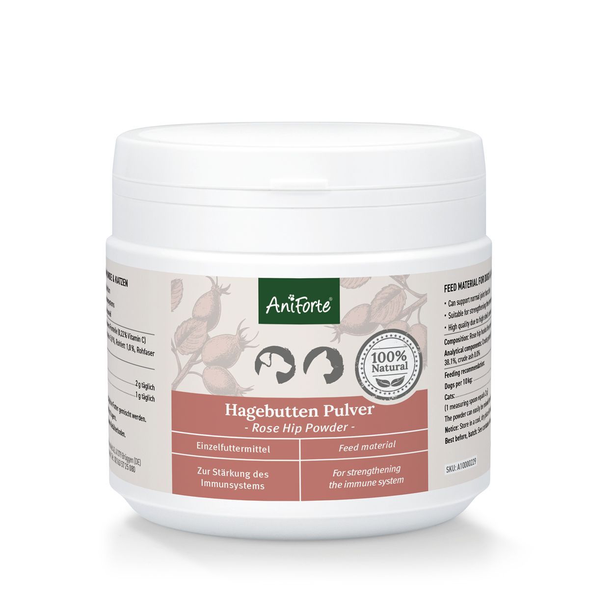 AniForte Poudre de cynorrhodon