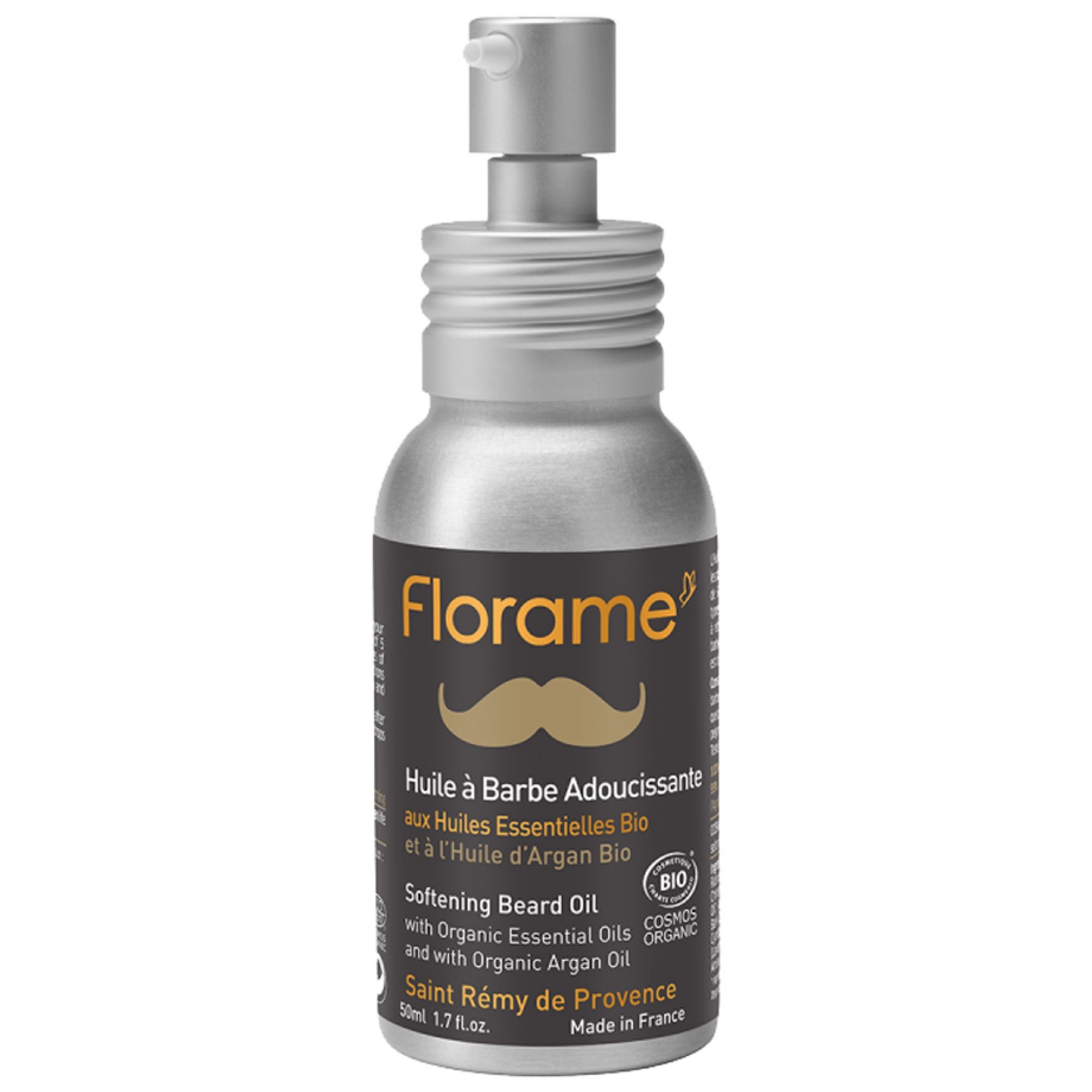 Florame Homme Weichmachendes Bio-Bartöl 10,5x3,5x3,5 cm