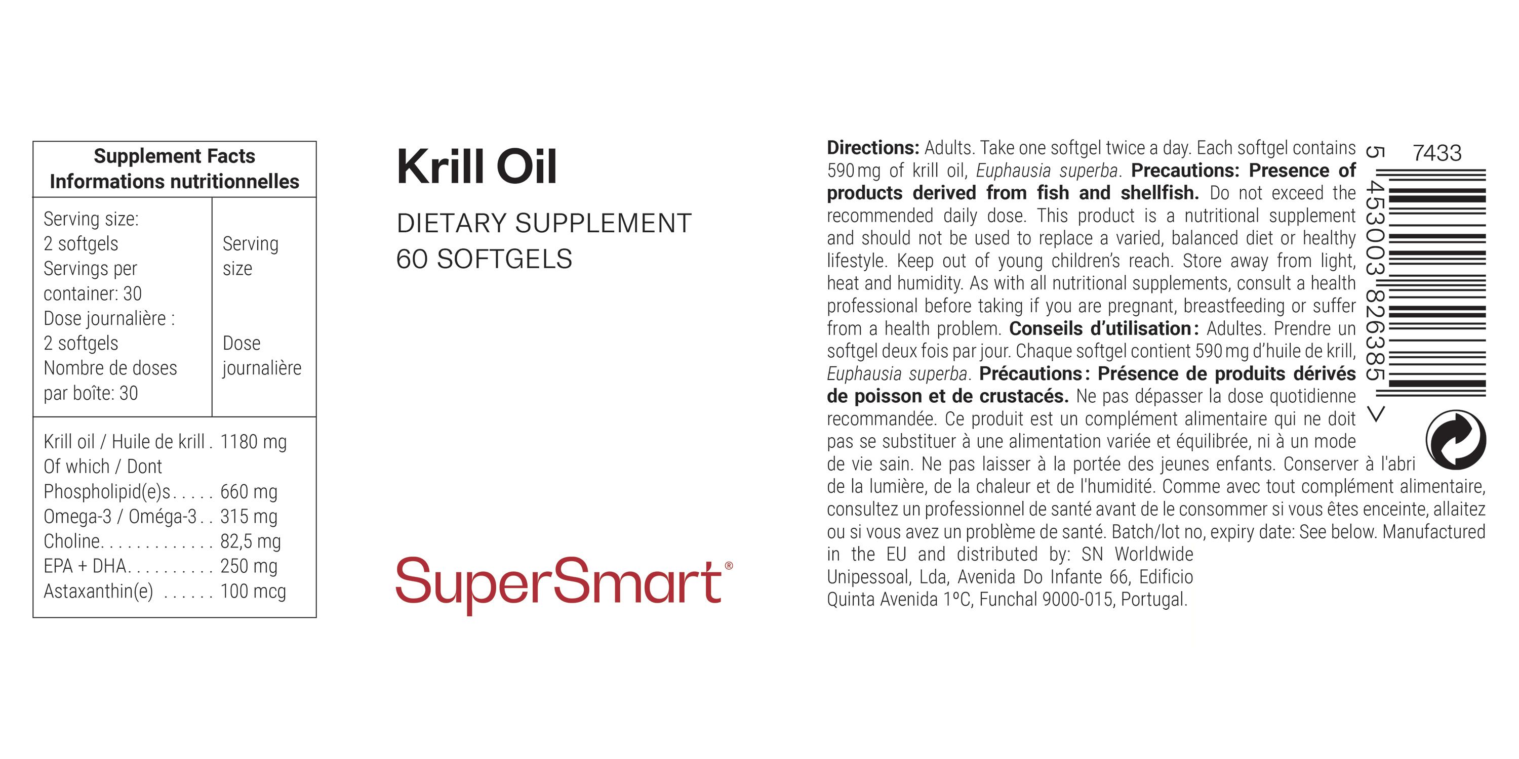 SuperSmart - Krill Oil 60 St