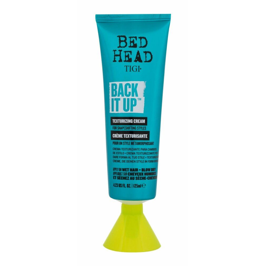 Türkise Tube mit Bed Head Tigi Back It Up Texturizing Cream. 125ml.