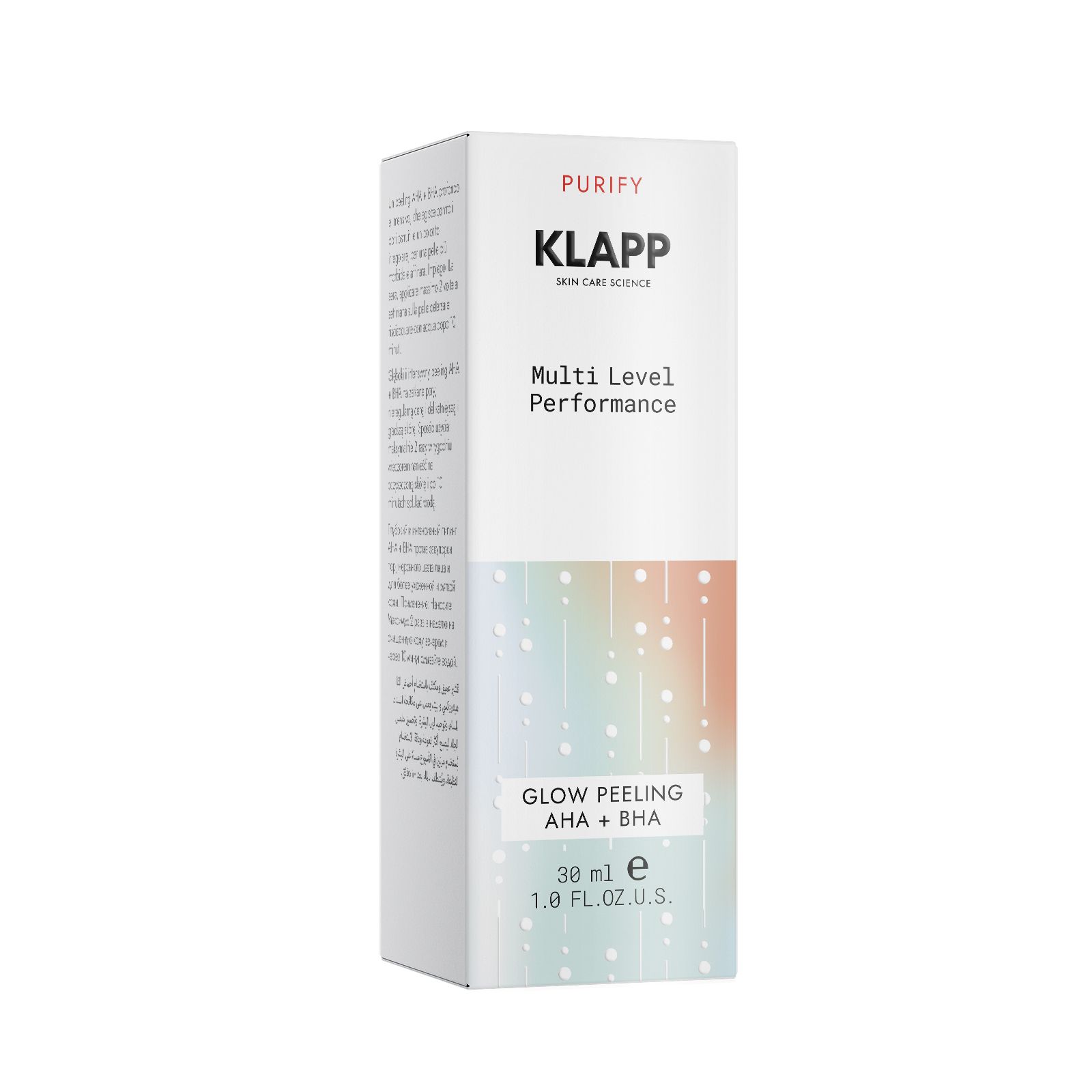 Klapp, Multi Level Performance Cleansing Triple Action Glow Peeling AHA+BHA