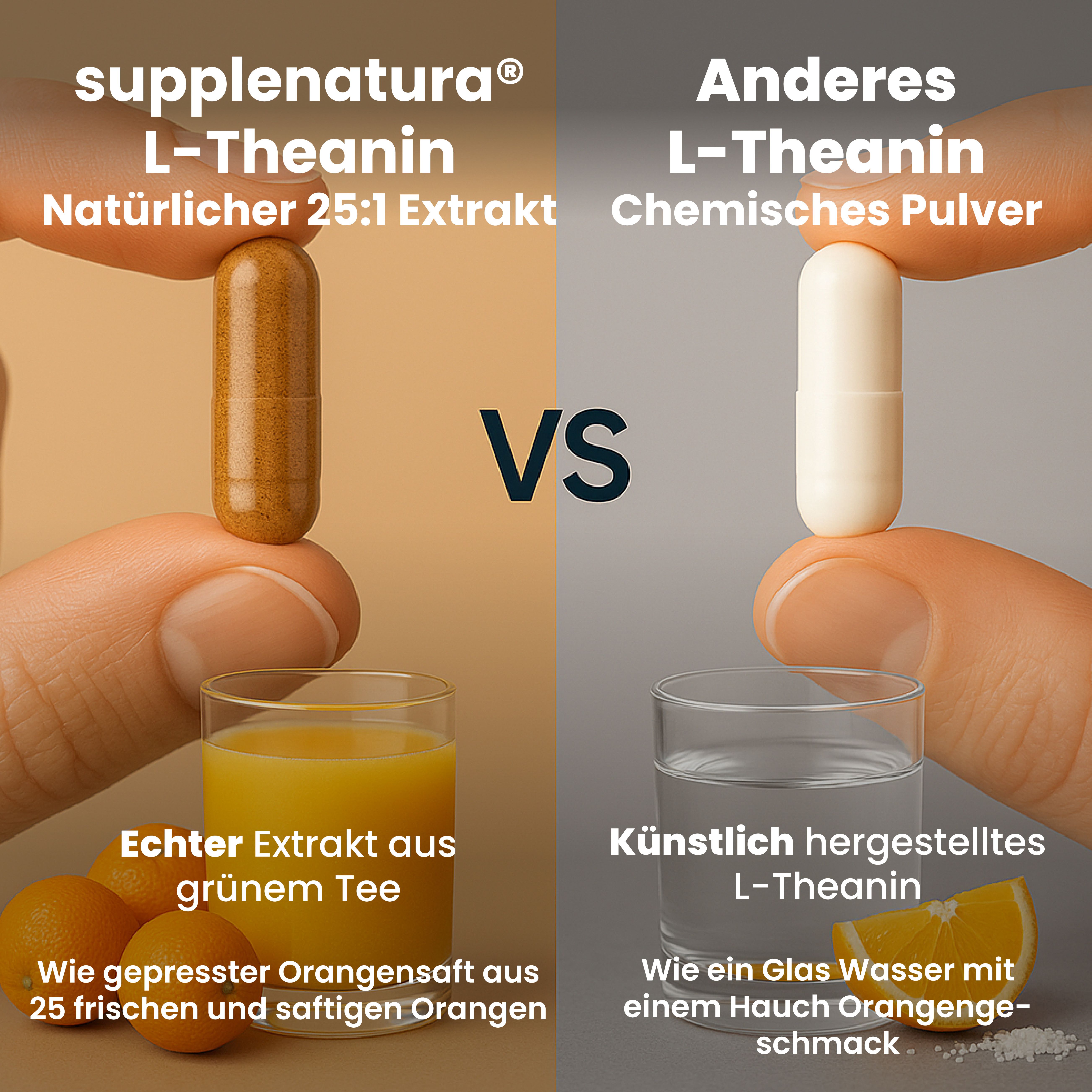 supplenatura Rheinland® - L-Theanin - Natürlicher Extrakt