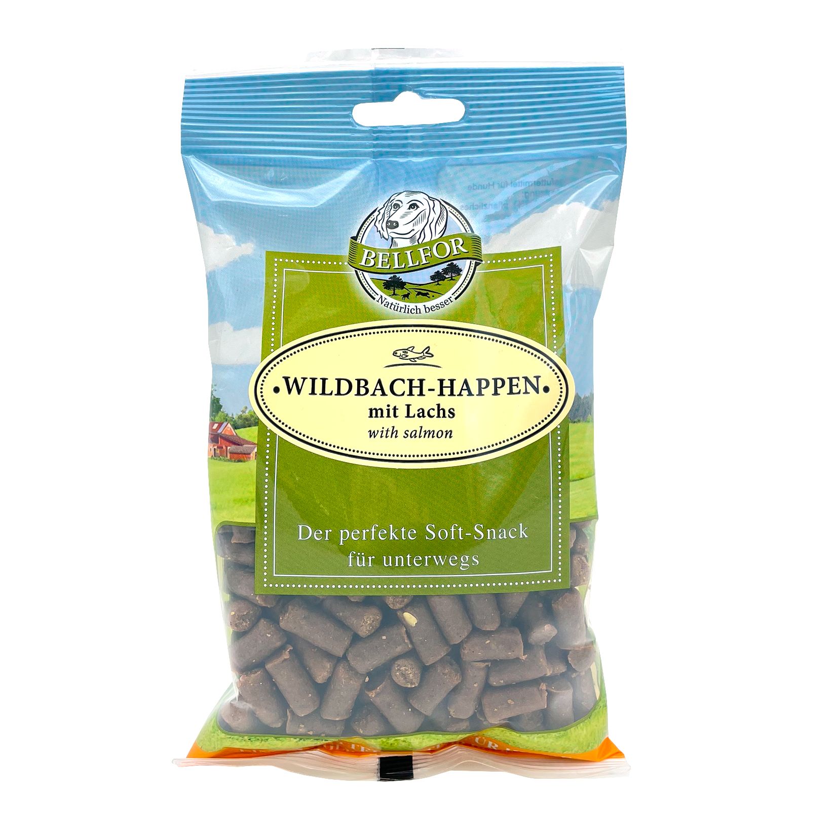 Bellfor Soft Snacks für Hunde mit Lachs - Wildbach-Happen