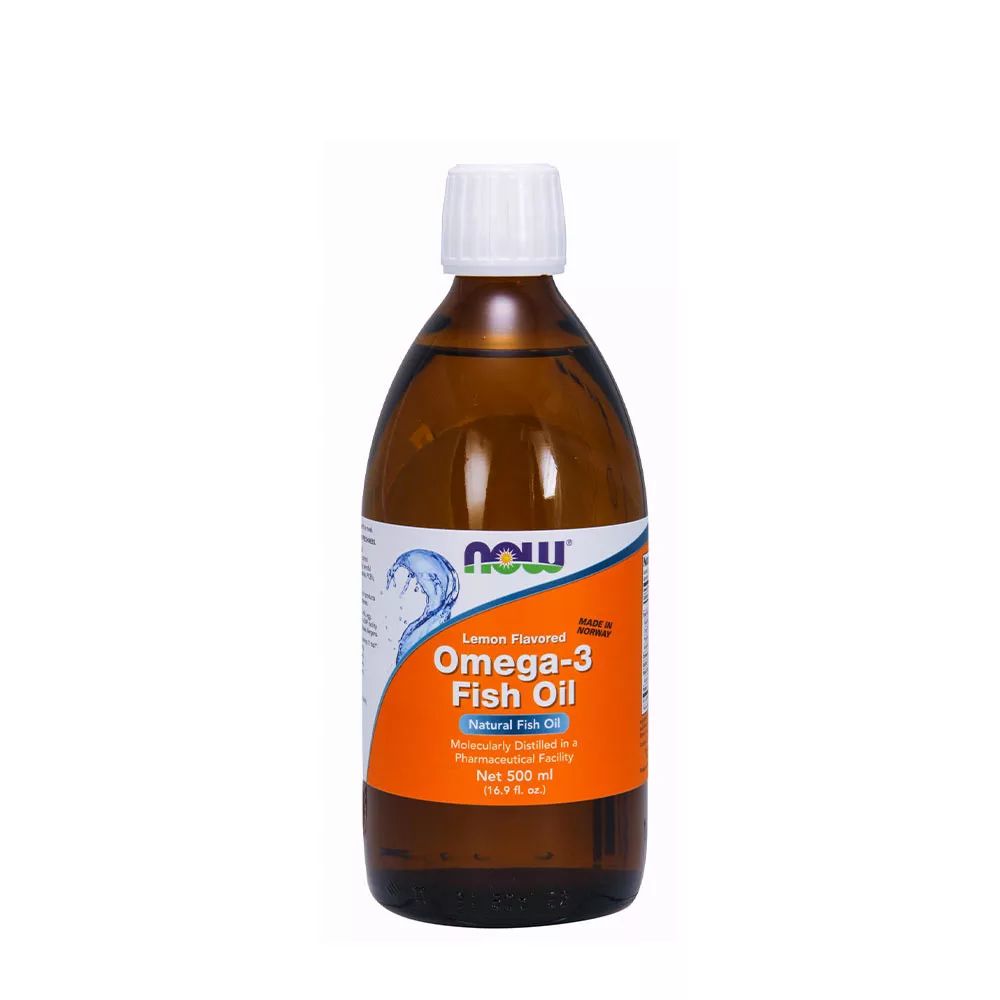 NOW Foods Omega-3-Fischöl flüssig 500 ml