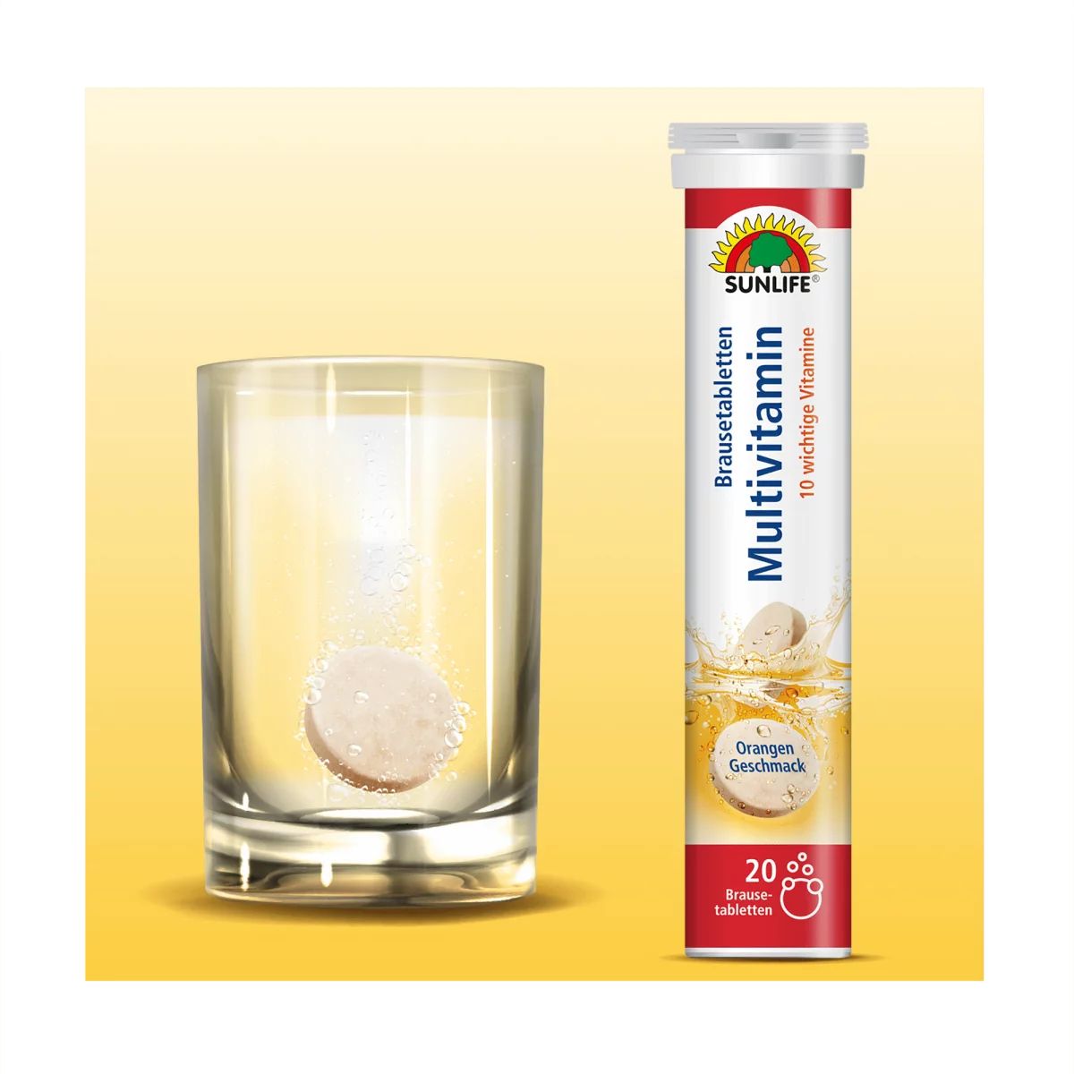 Sunlife Multivitamin Brausetabletten 20 St