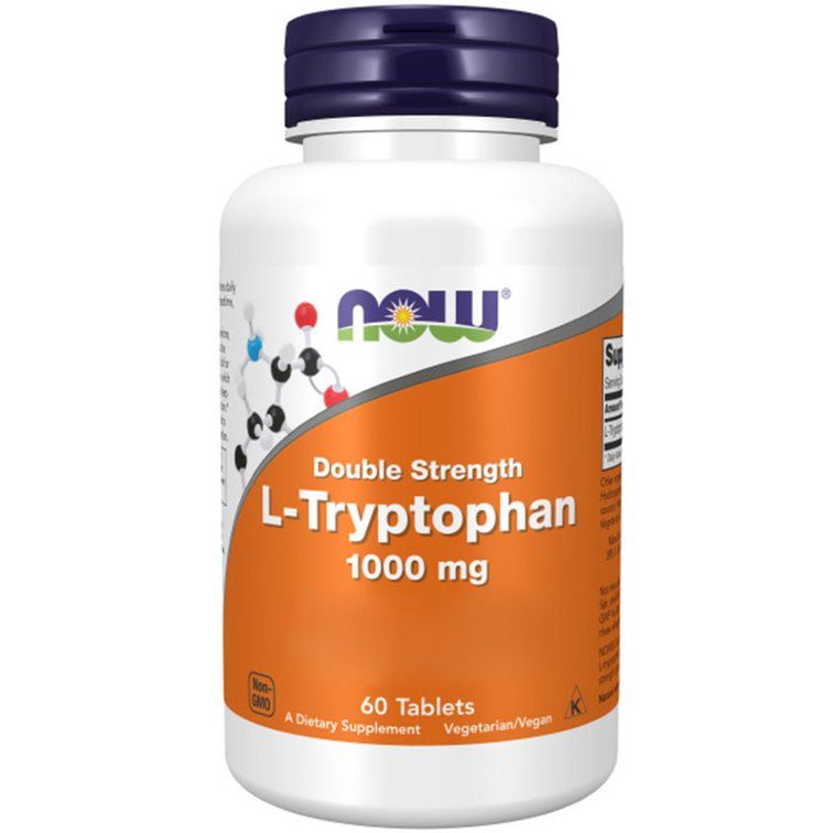 Now Foods, L-Tryptophan, 1000mg