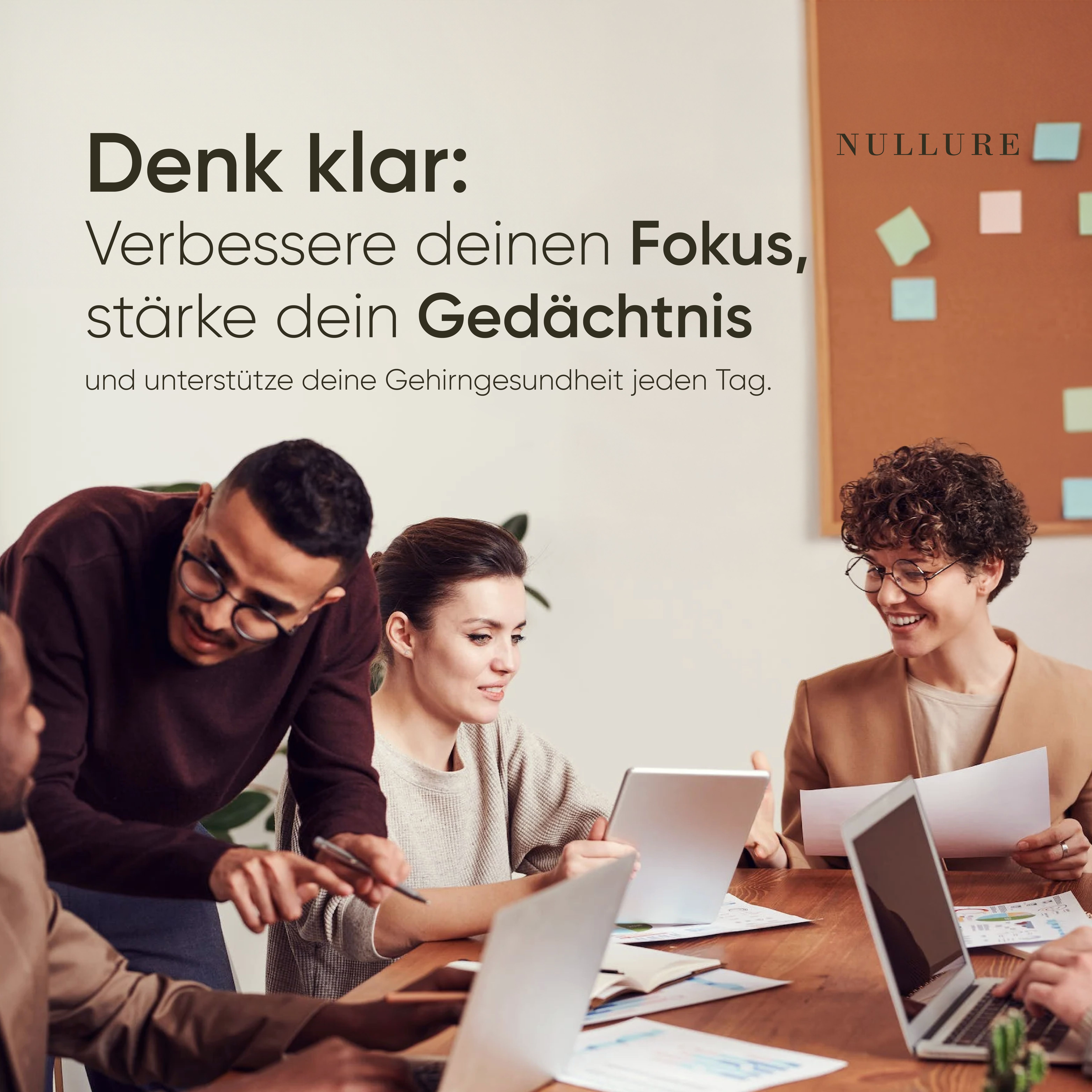 Nullure Nootropikum – mit Cognizin Citicolin Ginkgo und Bacopa