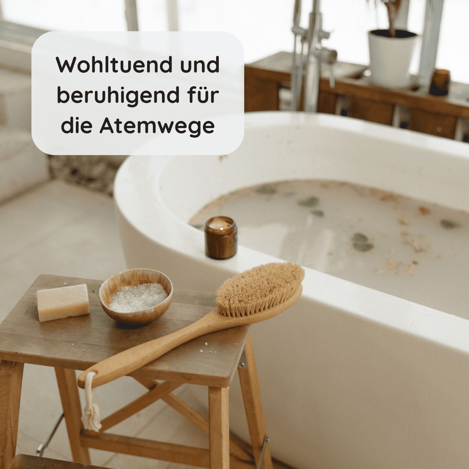 Schlosskräuter Badesalz Erkältungsbad Waldluft mit ätherischen Ölen