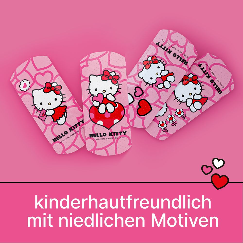 Medrull HELLO KITTY Kinderpflaster, hypoallergen, wasserfest