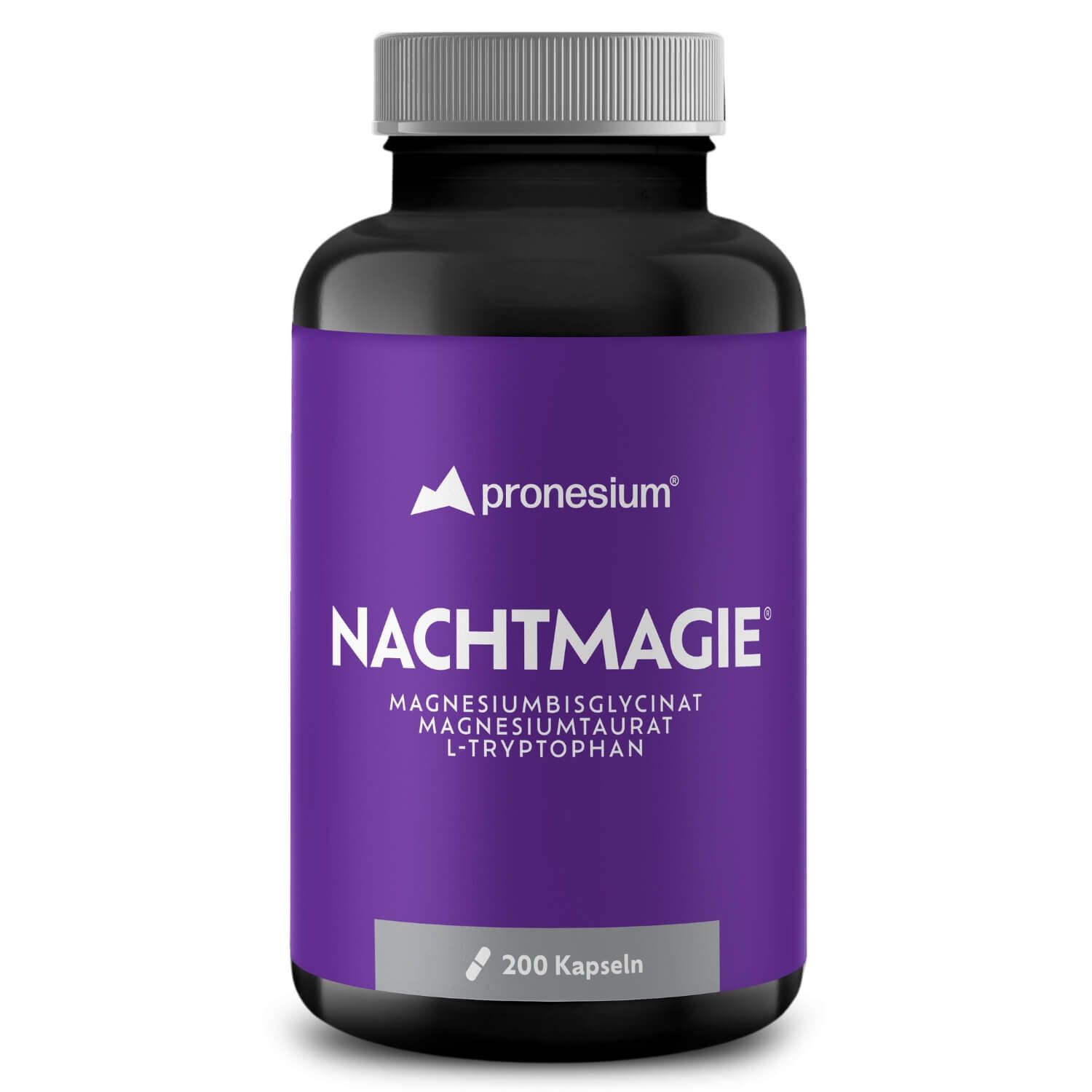 Nachtmagie® Magnesiumbisglycinat, Magnesiumtaurat, L-Tryptophan 2x200 St Kapseln