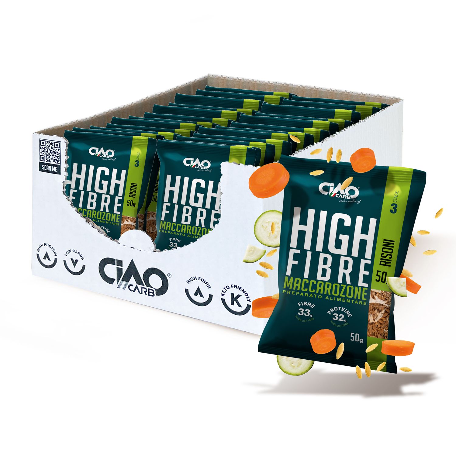 CIAOCARB Maccarozone Risoni Balance Line