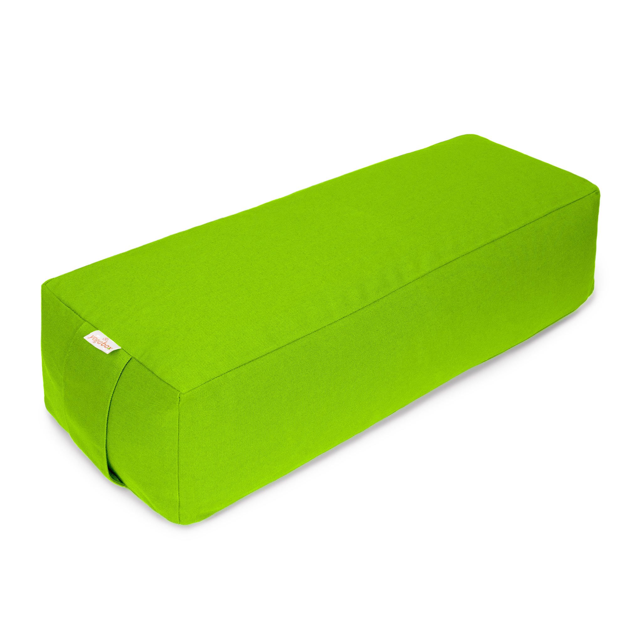 yogabox Yoga und Pilates Rechteckbolster Basic - apfelgrün 60 x 20 14,0 cm 1 St