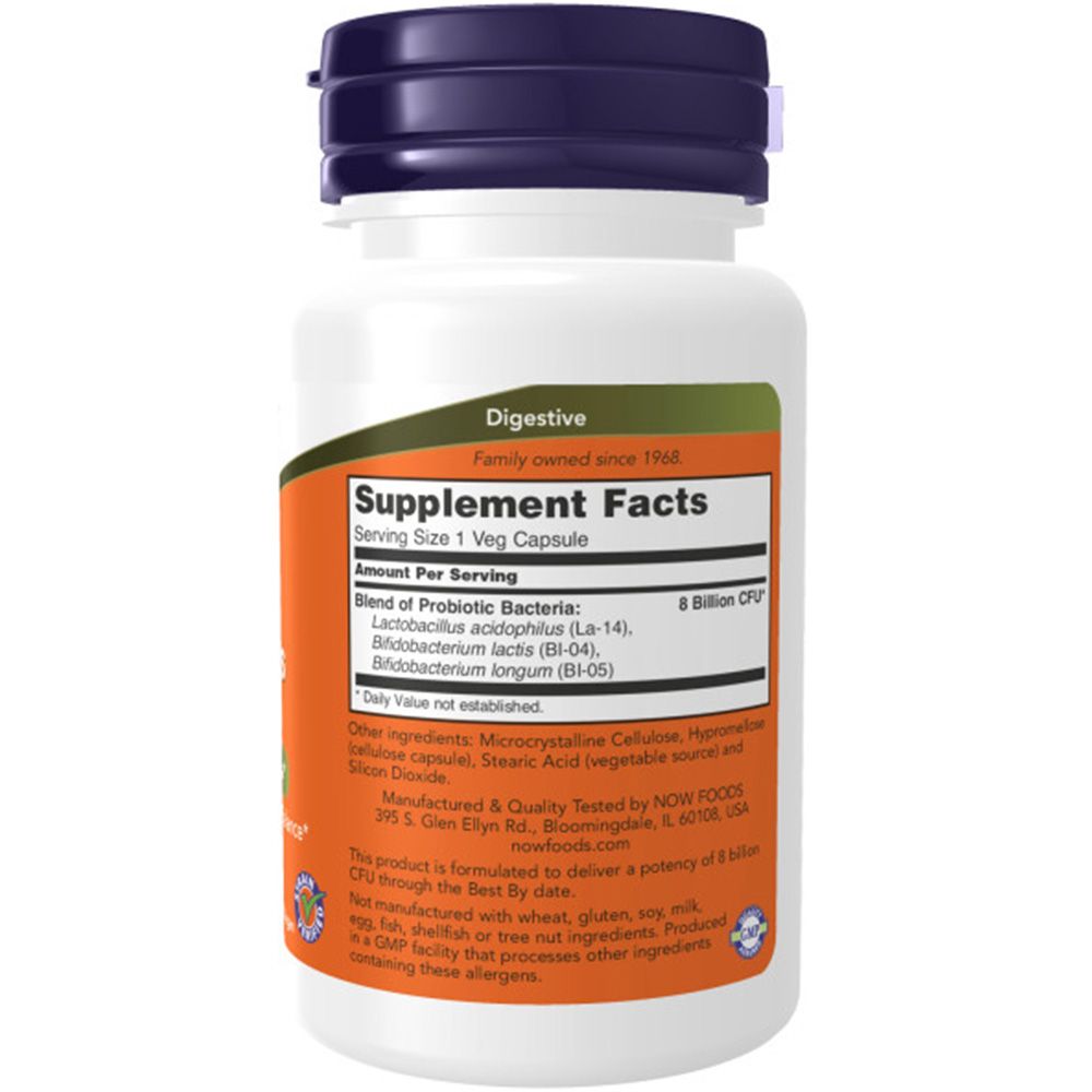 Now Foods, 8 Milliarden Acidophilus & Bifidus