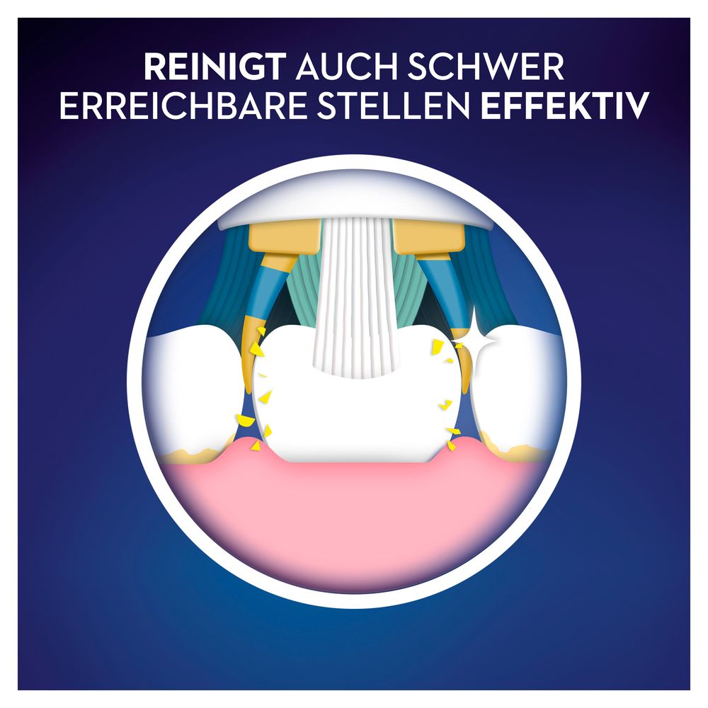 Oral-B - Aufsteckbürsten "Tiefenreinigung Clean Maximizer" in Weiß
