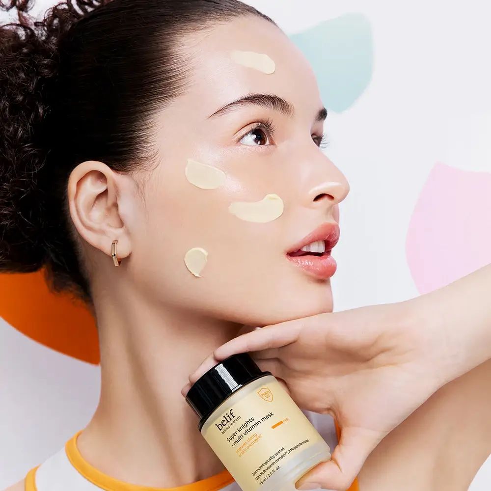 Belif Super Knights Vitamin Maske – revitalisierende Gesichtsmaske