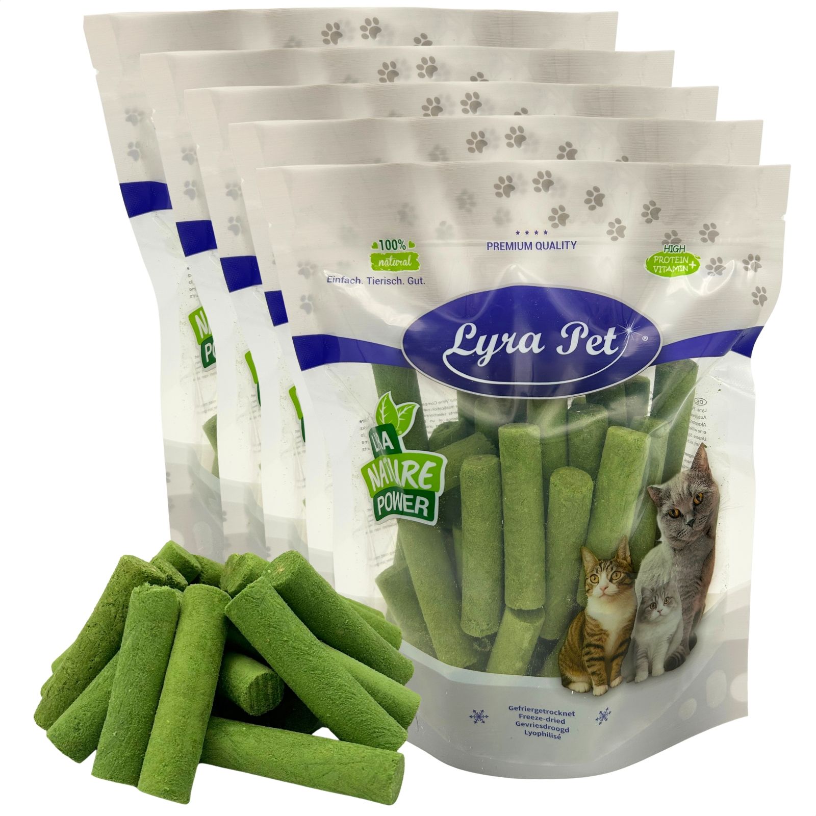 Lyra Katzengras Sticks gefriergetrocknet 1 kg