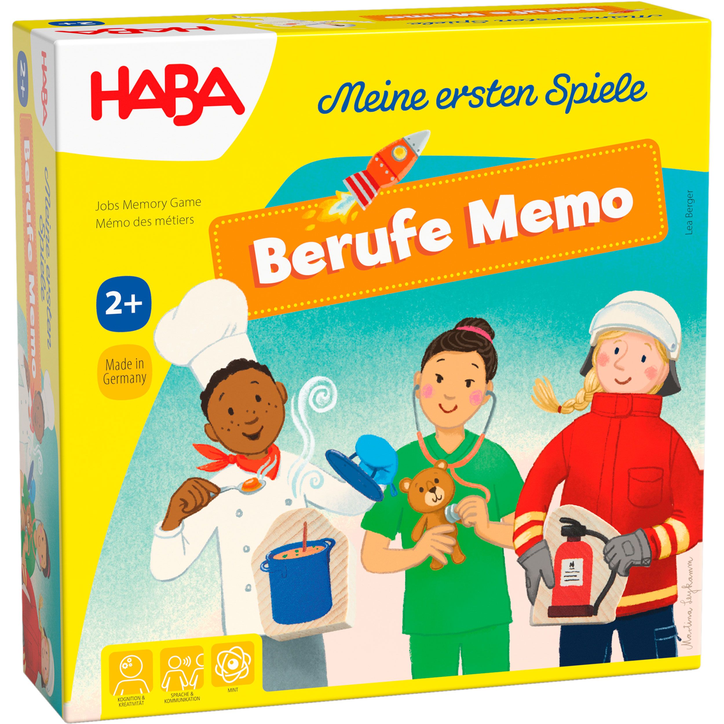 Haba Meine ersten Spiele - Berufe Memo, Memospiel, ab 2 Jahren 1 St