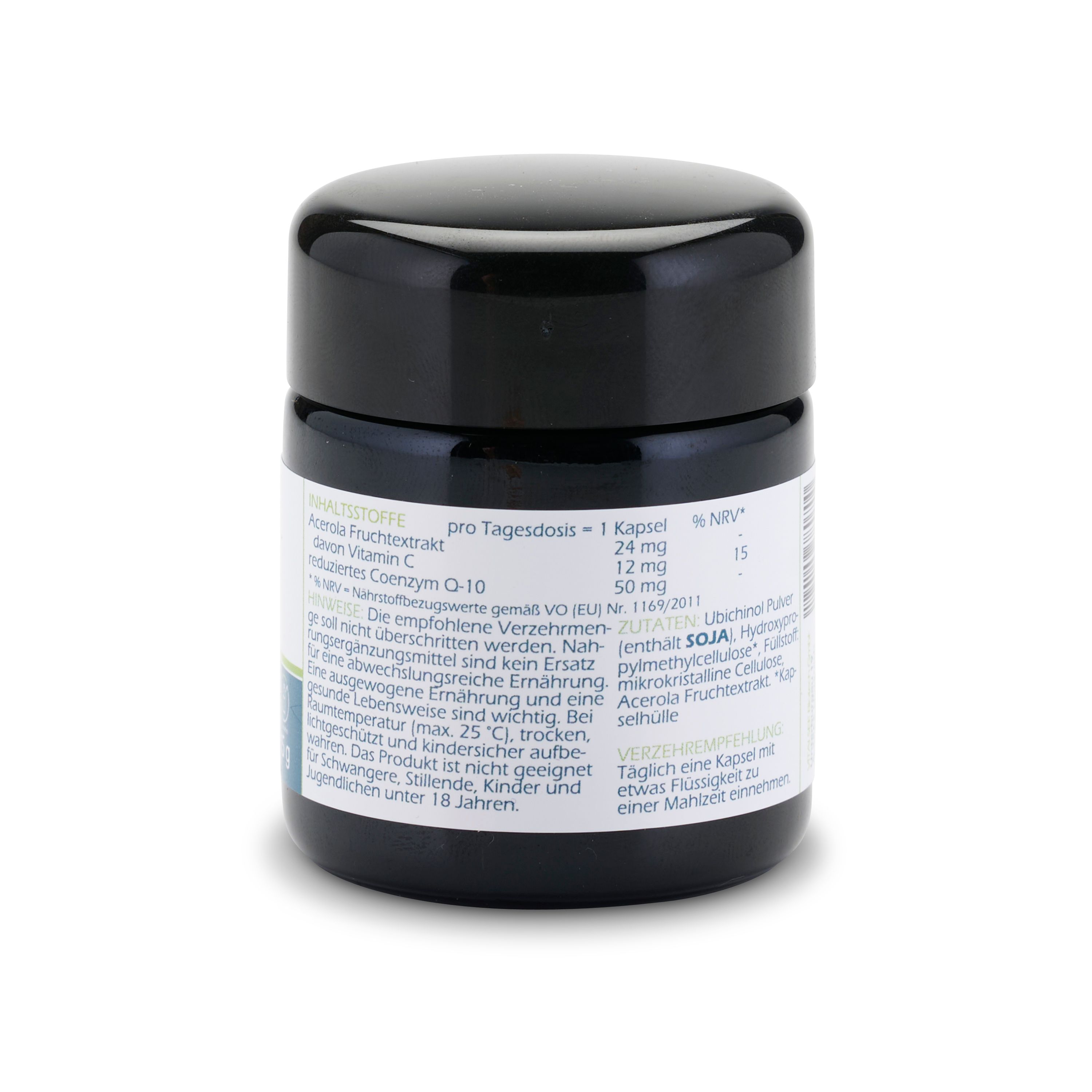 Vitalsee COENZYM Q10 active (KANEKA UBIQUINOL TM) +Vitamin C (Acerola Frucht)