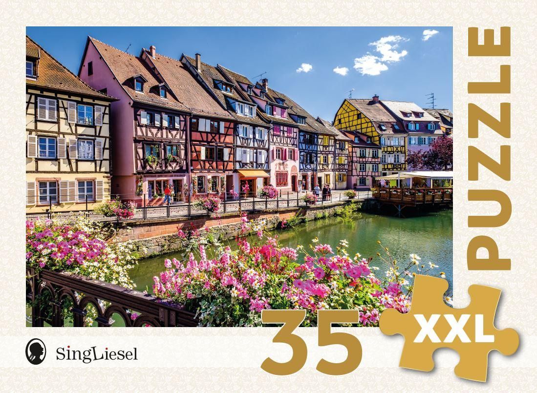 Das SingLiesel-Puzzle für Menschen mit Demenz: Colmar Altstadt Die schönsten Puzzles mit 35 Teile...