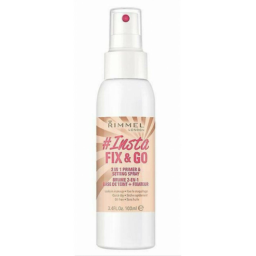Rimmel London Lasting Finish Fix y Go 2 In 1 Primer and Setting Spray 100