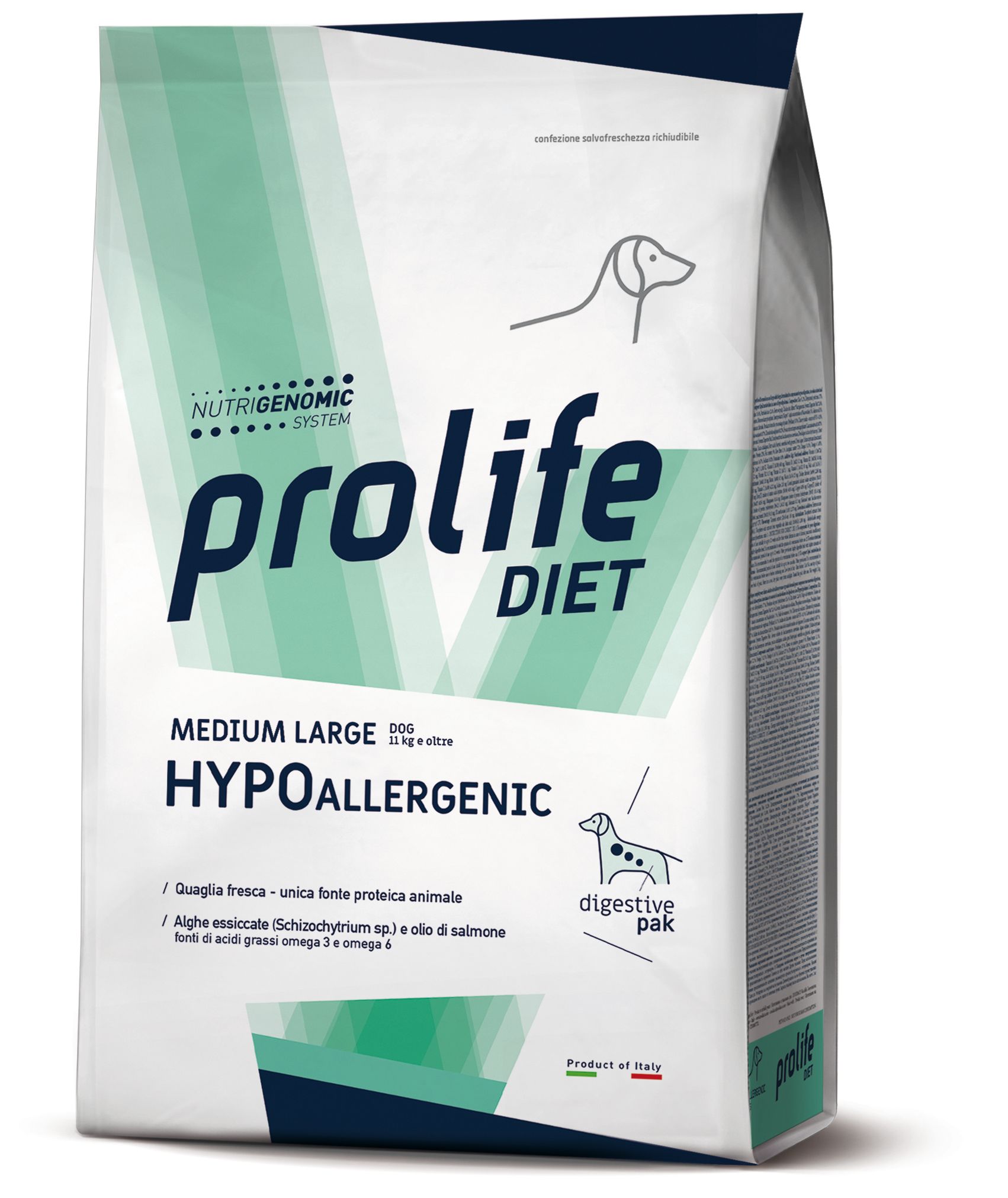 Prolife Diet Crocchette per cane Hypoallergenic M/L
