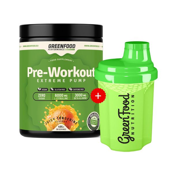 GreenFood Nutrition Performance Pre-Workout + 300ml Shaker