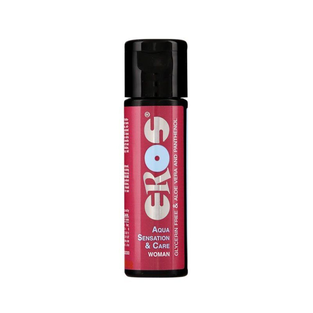 Eros Aqua Sensation & Care Gleitgel für Frauen, Glycerinfrei mit Aloe Vera und Panthenol.
