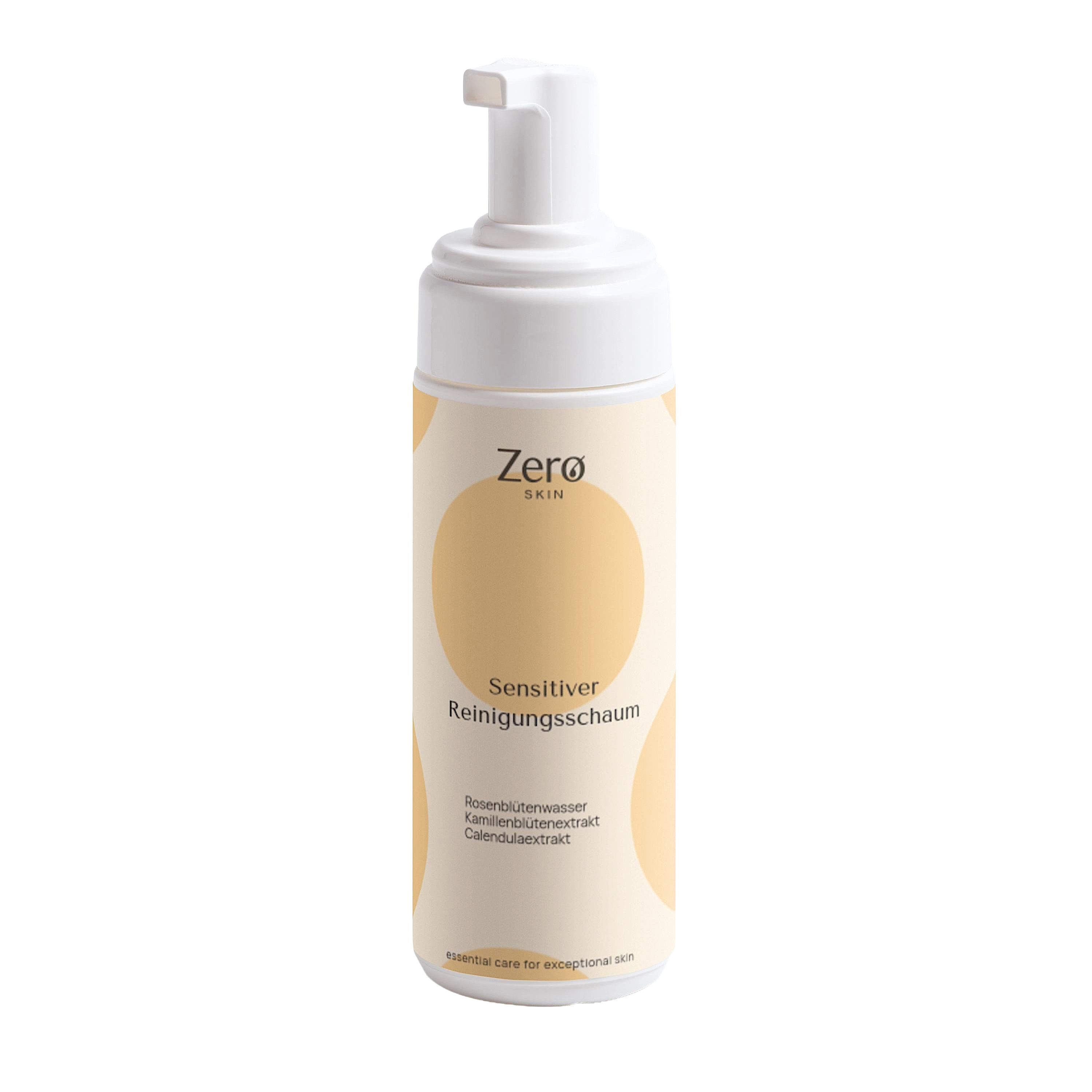 Zero Skin Sensitiver Reinigungsschaum, beruhigend sanft reinigend für empfindliche Haut