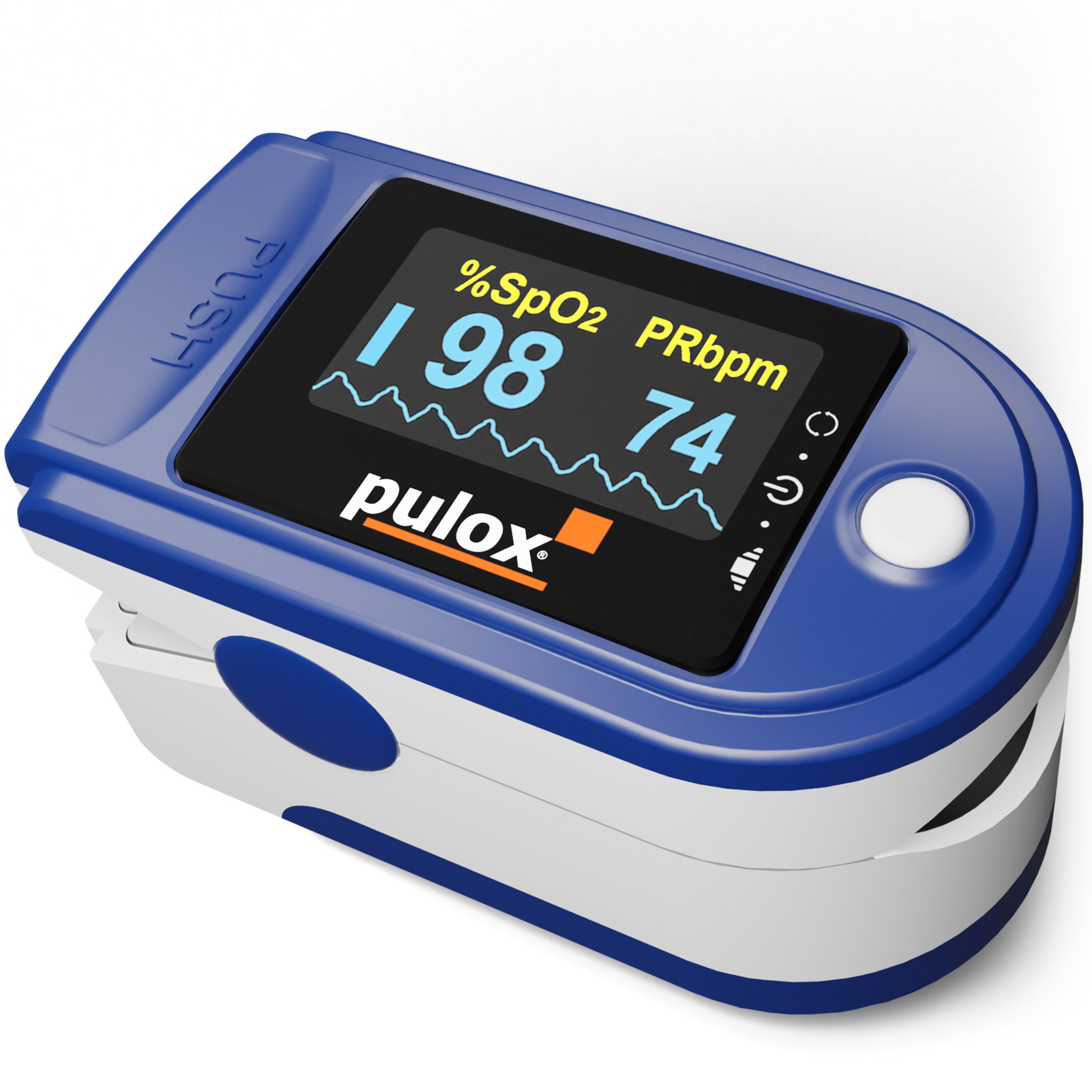 Pulox PO-200 Solo - Finger-Pulsoximeter - Blau