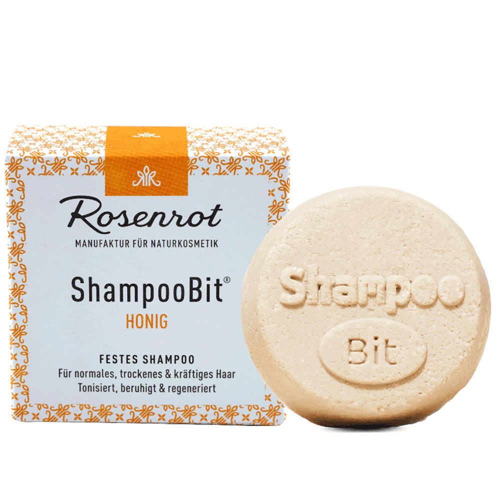 Rosenrot Festes Shampoo Honig 60 g