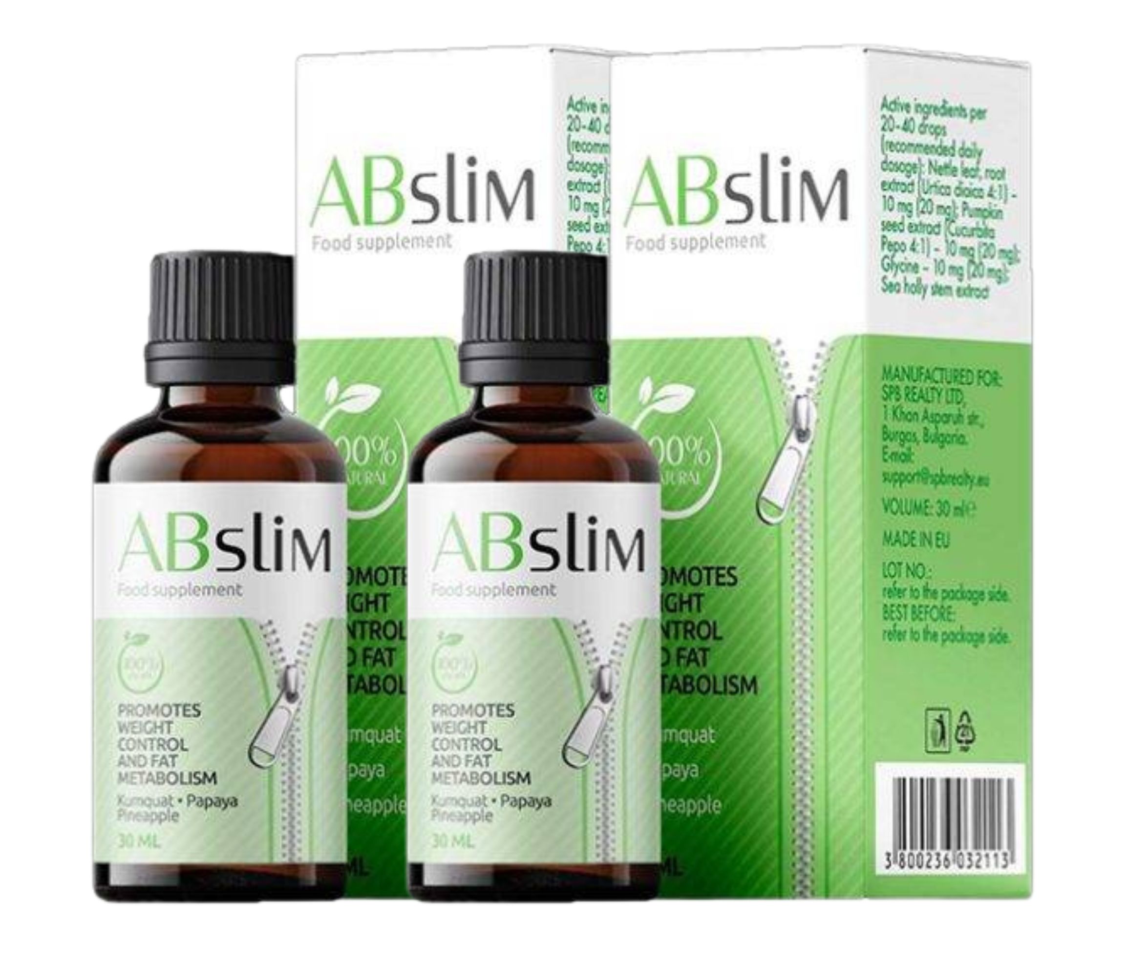 Abslim Tropfen, Nahrungsergänzungsmittel, AB Slim