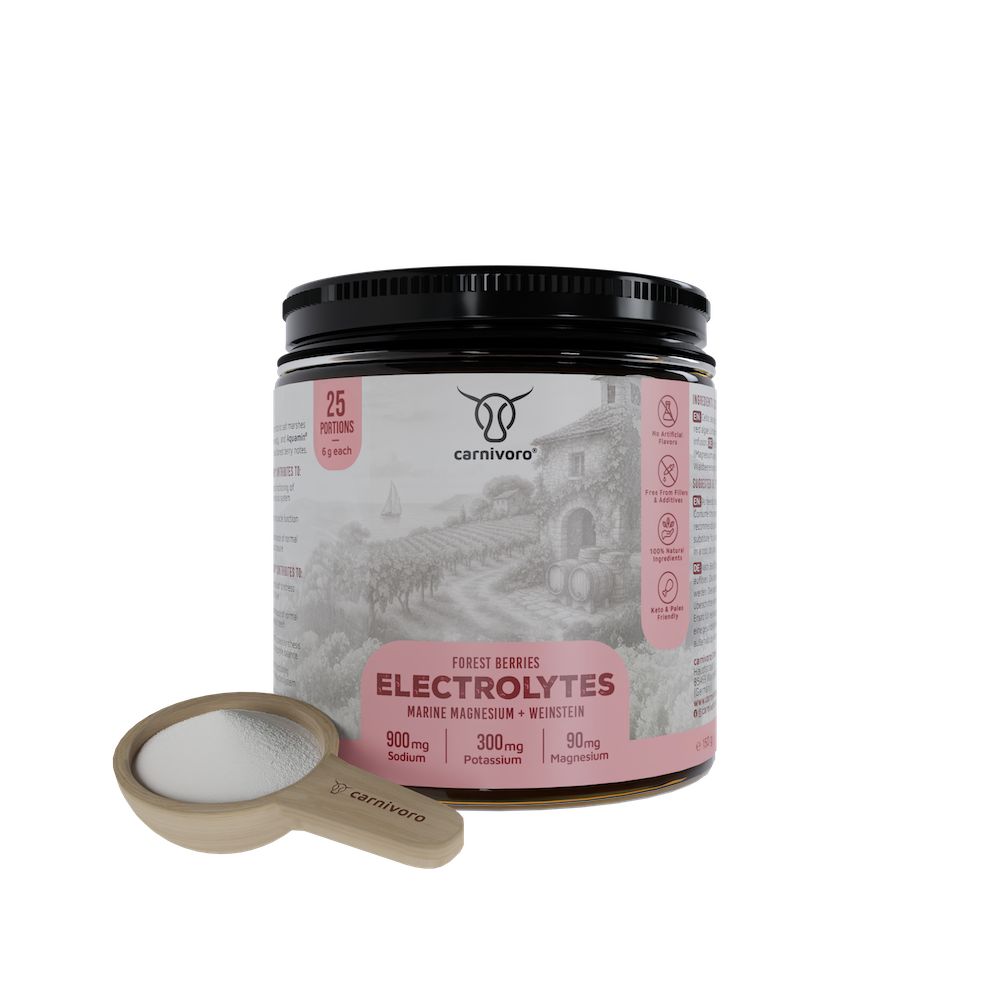 carnivoro® Forest Berries Elektrolyte - Ohne Zucker  - KETO - Elektrolytgetränk Pulver