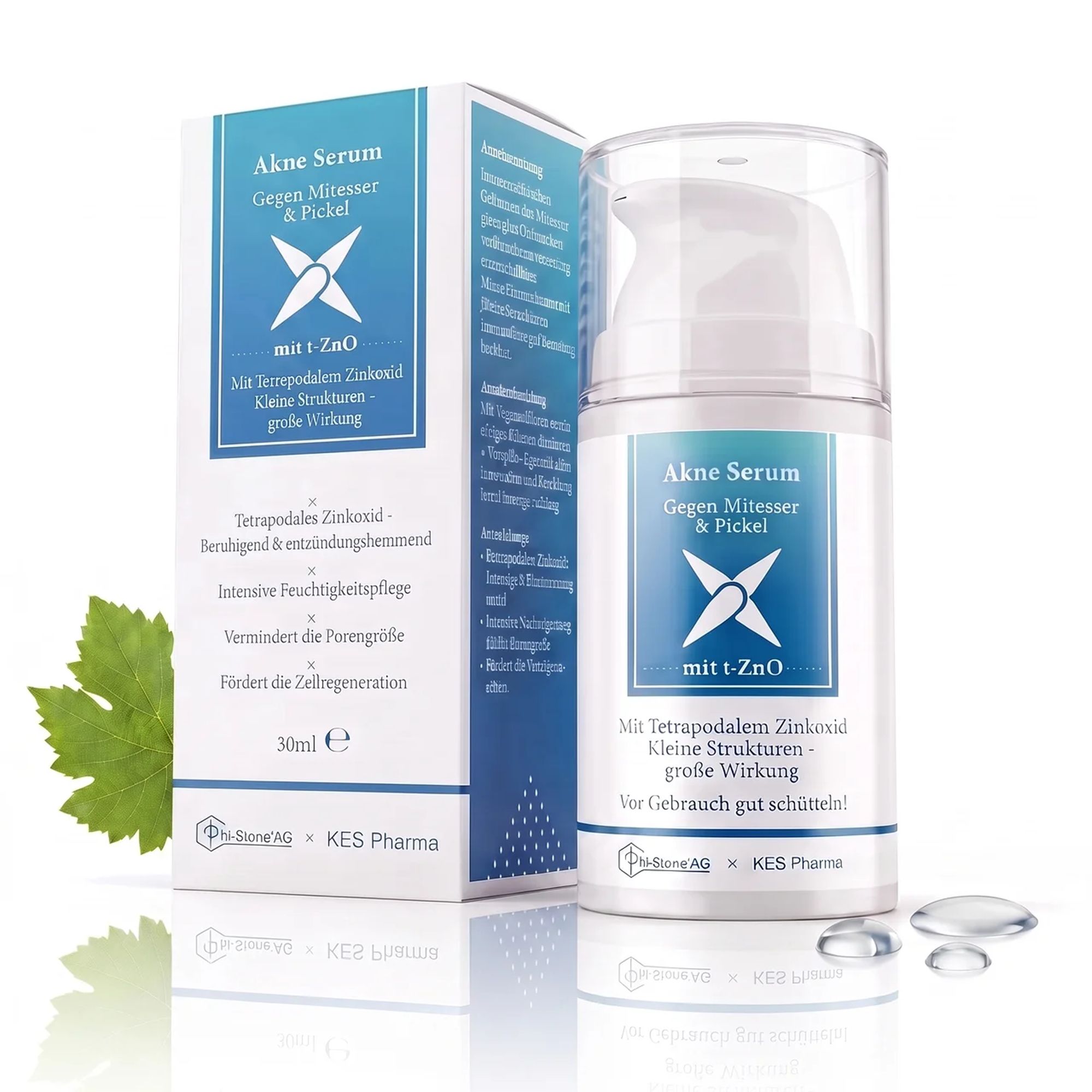 KES Pharma Akne-Serum mit tetrapodalem Zinkoxid (t-ZnO)