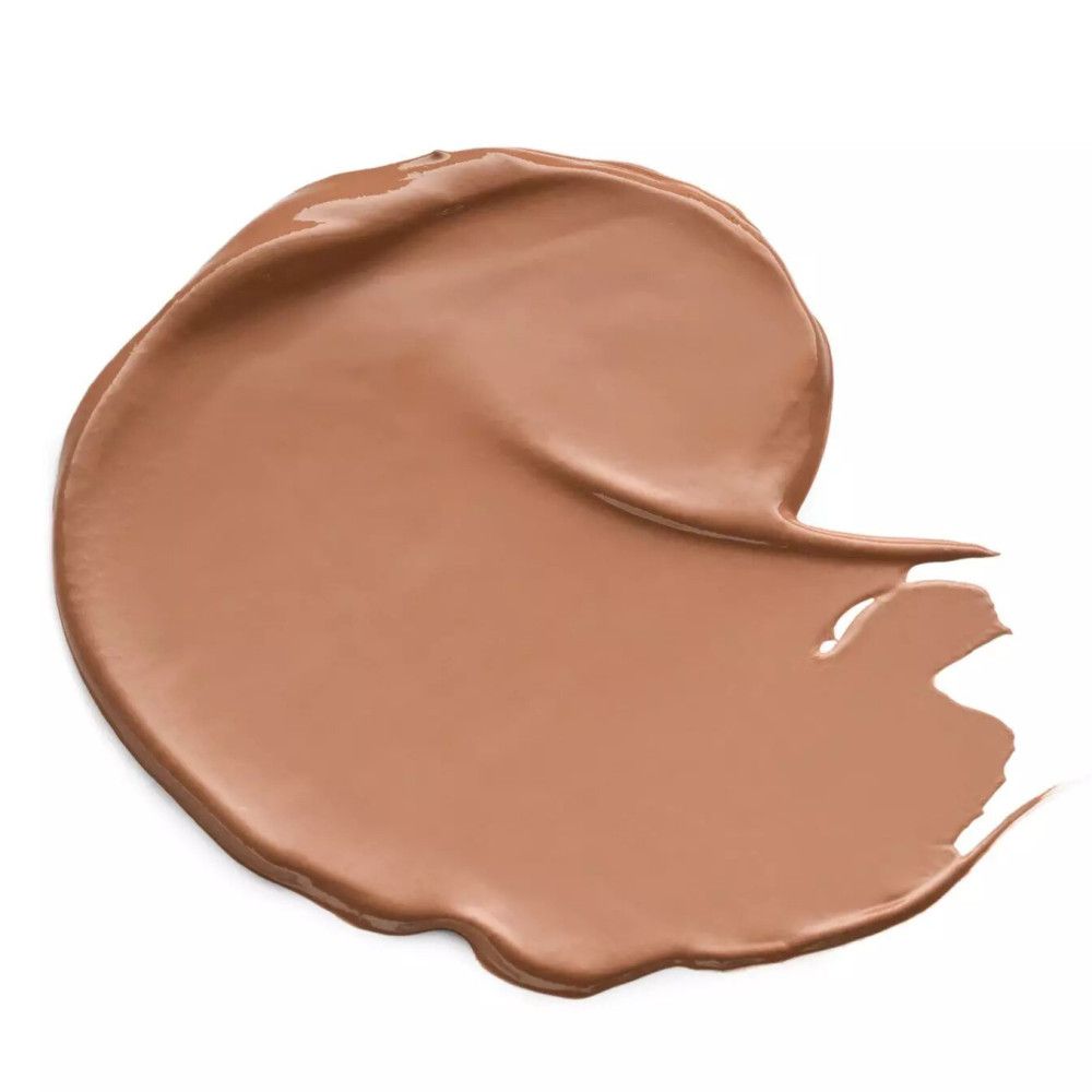 Klecks Flüssiger High-Coverage Concealer. Farbton: Braun. Produkt ist auf weißem Hintergrund abgebildet.