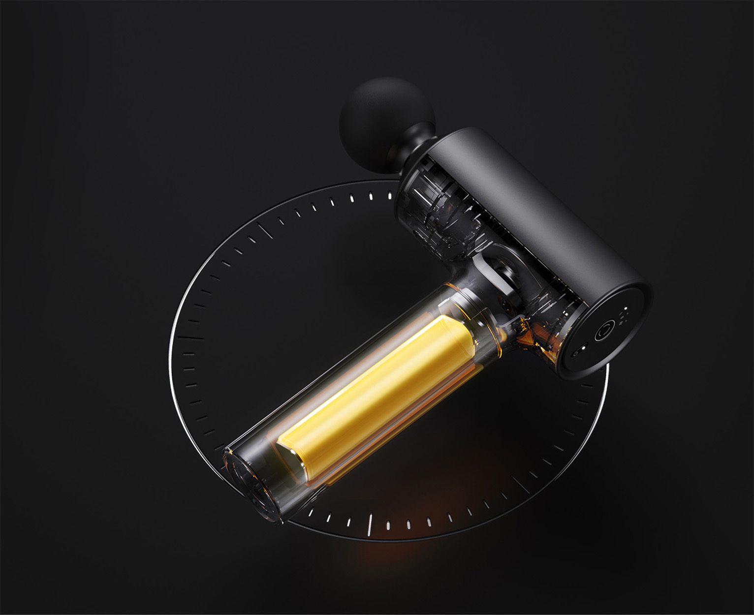 Xiaomi Mi Fascia Gun EU Massage Pistole verschiedene Aufsätze Muskelentspannung