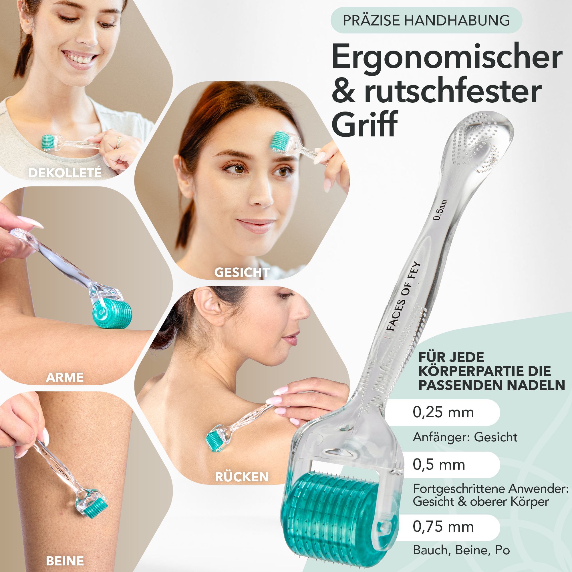 FACES OF FEY Dermaroller 0,5mm