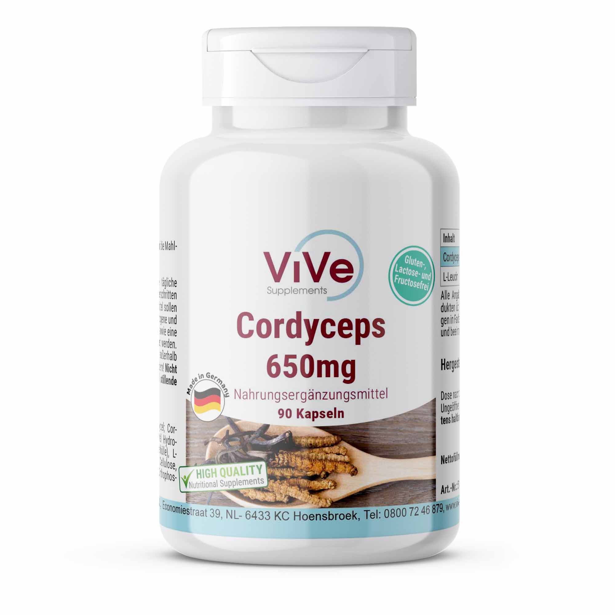 Vive Supplements | Cordyceps 1300mg 90 St