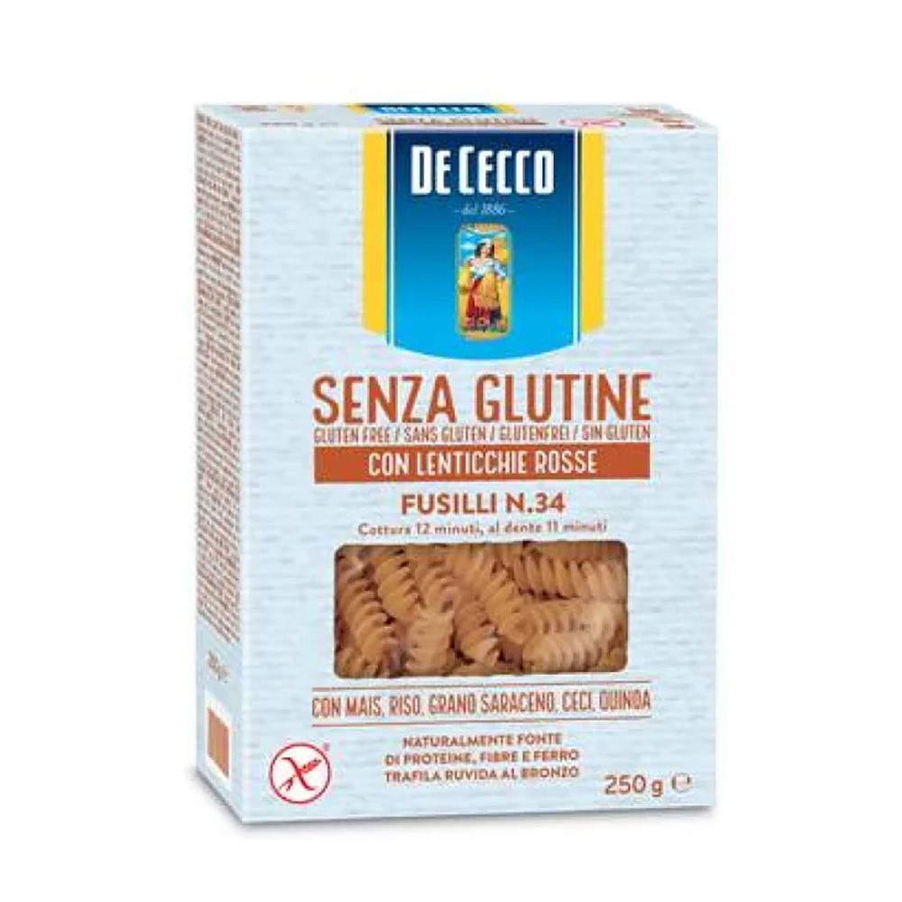 Fusilli Lenticchie Rosse - De Cecco