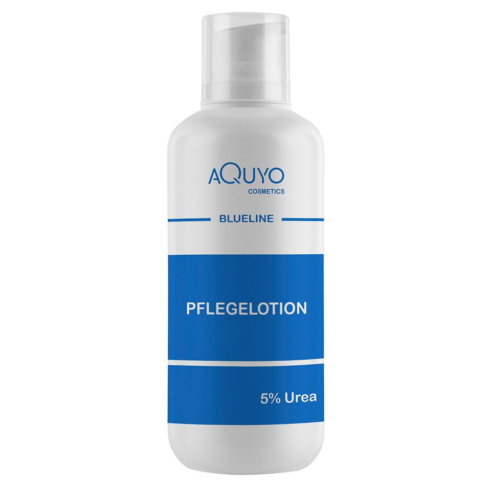 Blueline Pflegelotion 5% Urea Creme Lotion, Körperlotion für trockene & empfindliche Haut