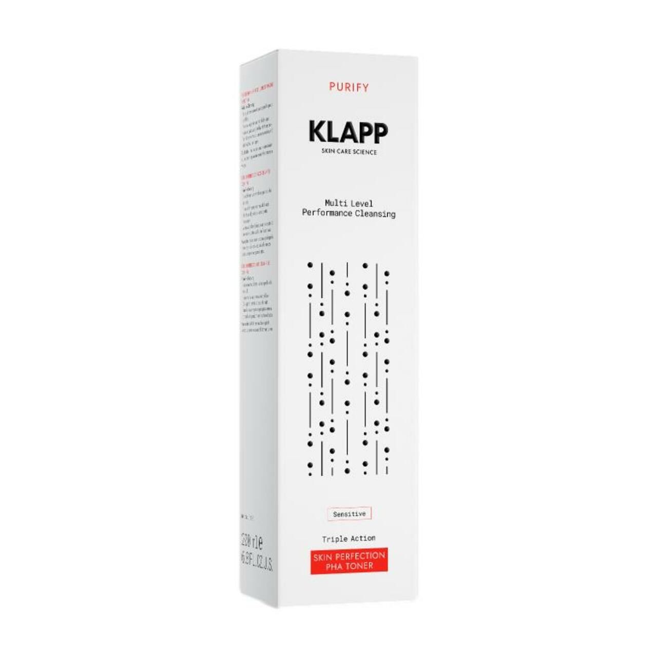 Klapp, Multi Level Performance Cleansing Skin Perfection PHA Toner Sensitive
