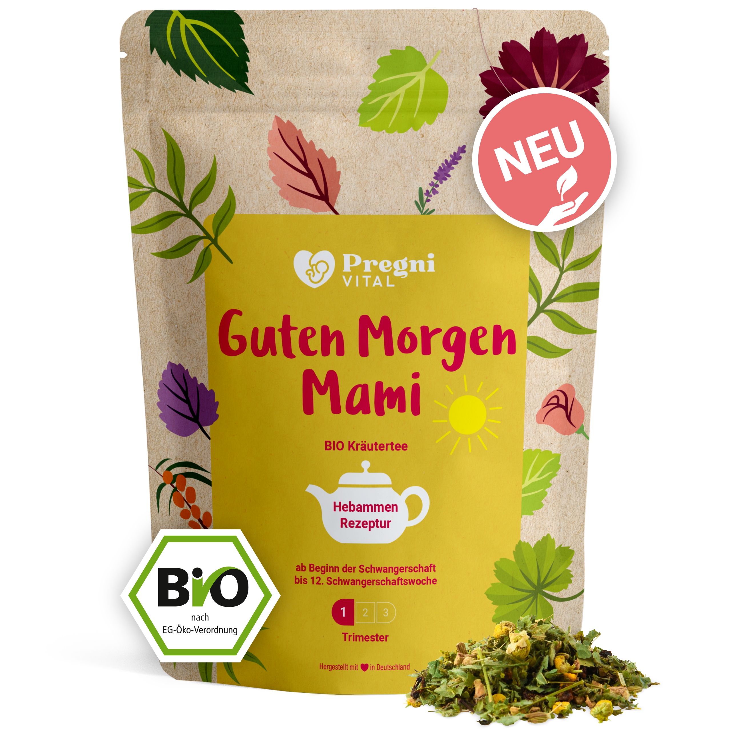 Guten Morgen Mami BIO Schwangerschaftstee für das 1. Trimester - von PregniVital®