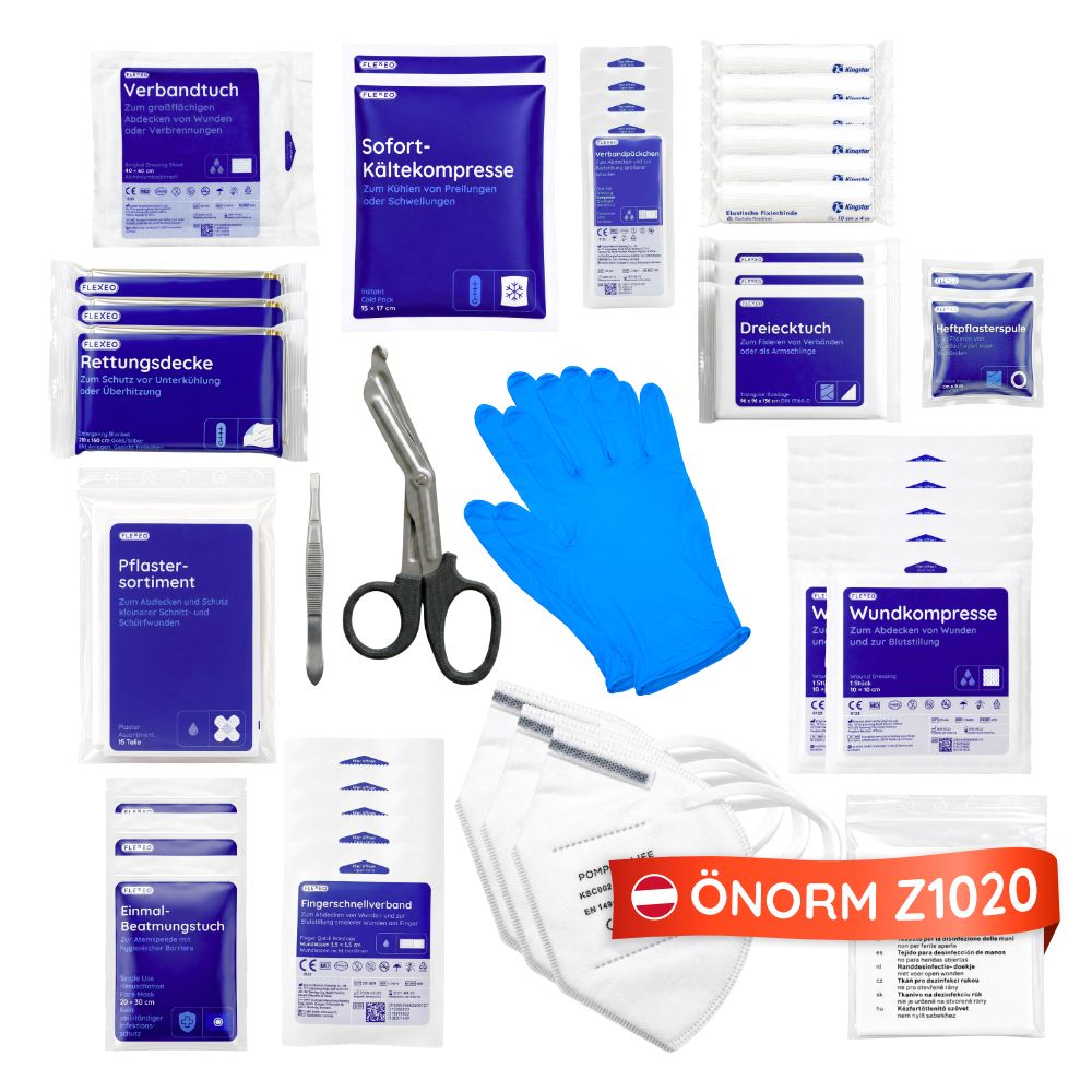 Nachfüllset Önorm Z1020 (2025) für Erste-Hilfe-Koffer 1 St