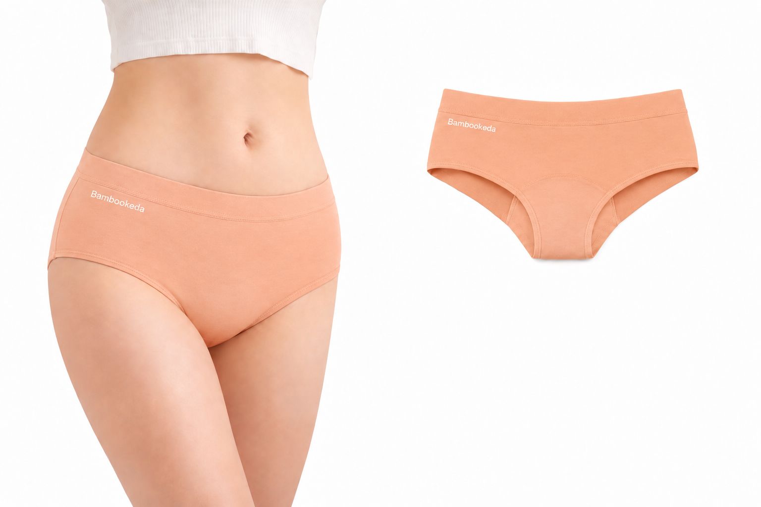 Bambookeda Slip Assorbente Donna per leggera incontinenza lavabile riuttilizzabile fibra di Bambù