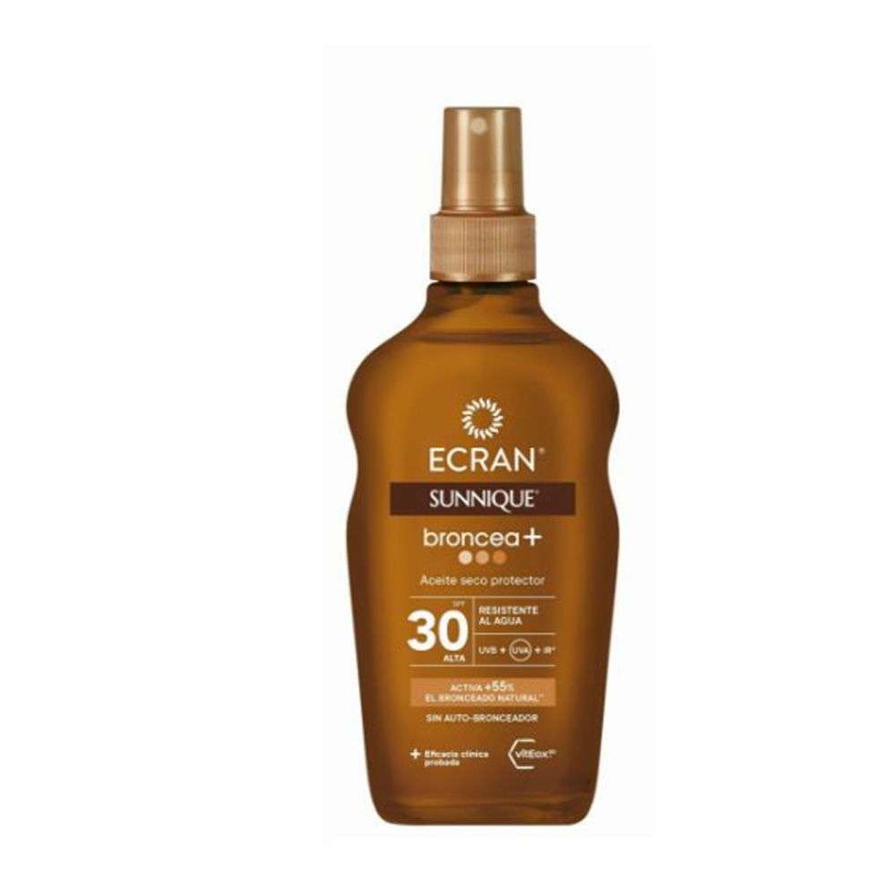 Ecran Sunnique - Sun Oil Spray -Spf30 Bräunungsöl 0,2 l
