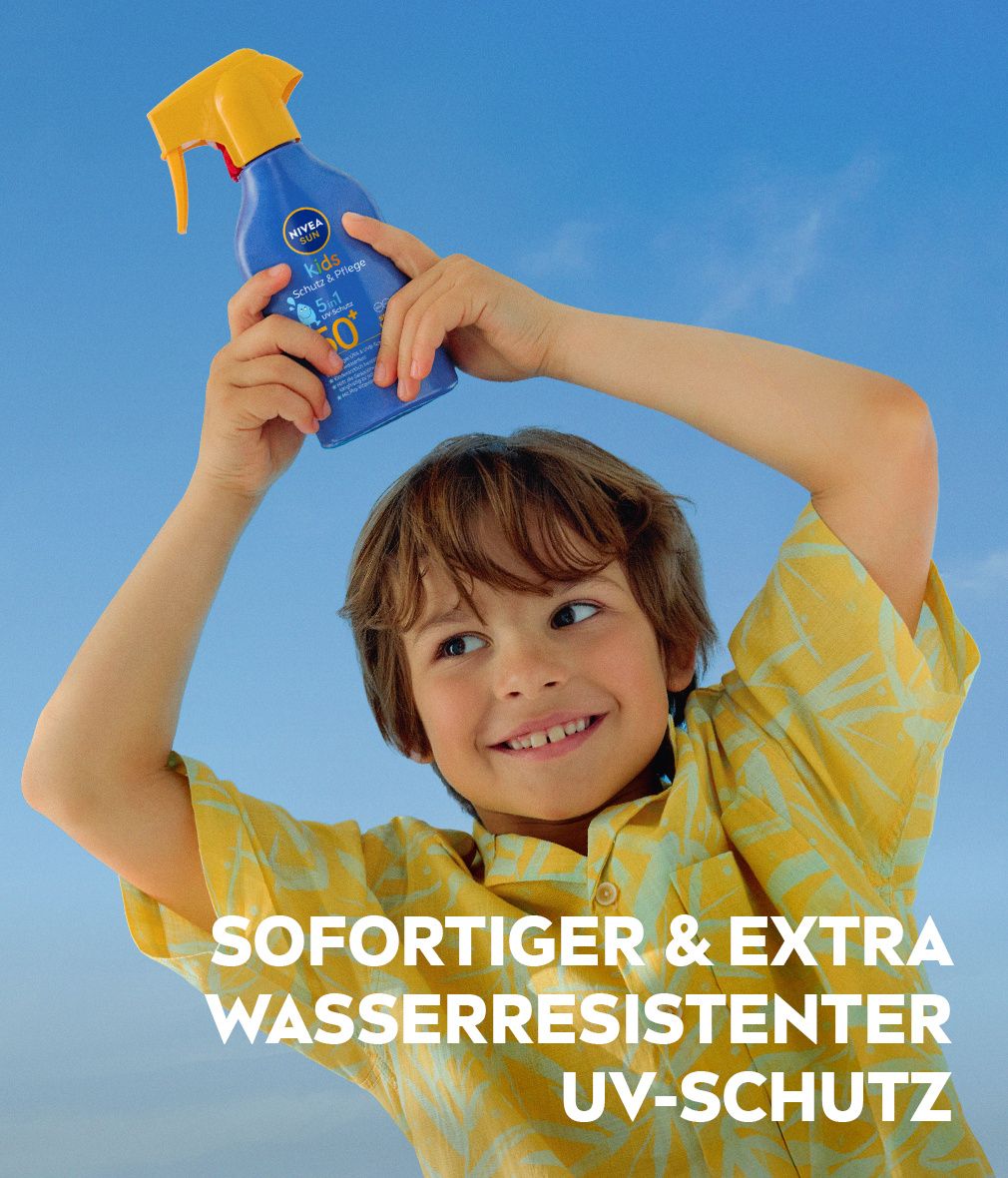 NIVEA Sun Kids Schutz & Pflege Sonnenspray LSF 50+