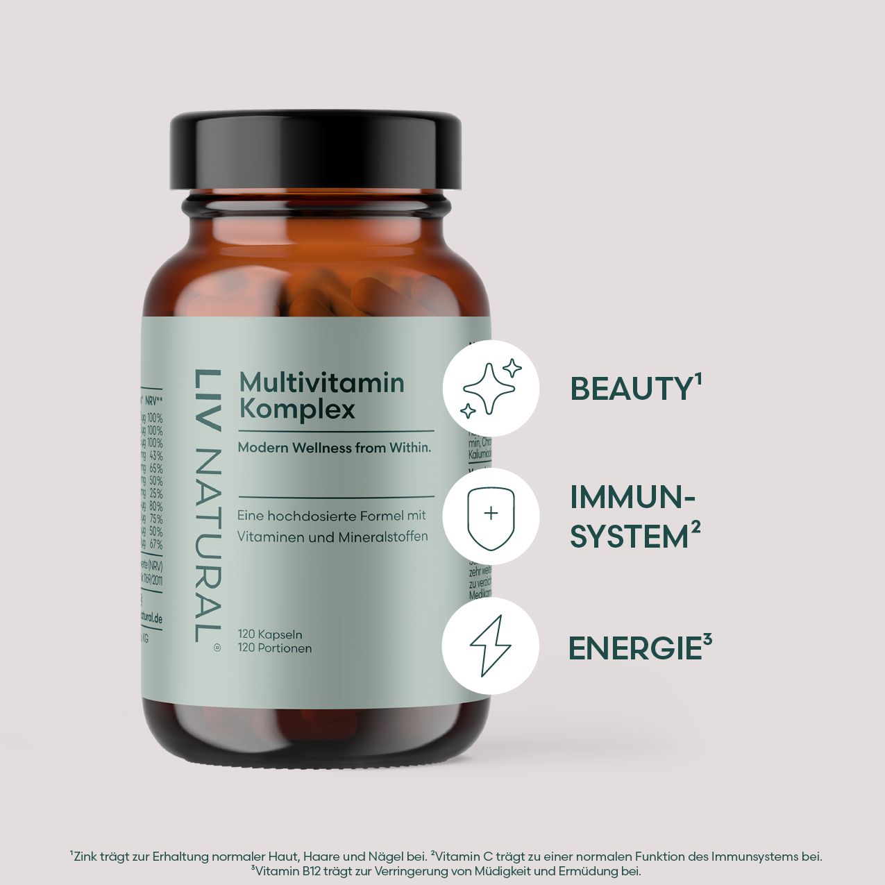 LIV Multivitamin Komplex für Frauen – 23 Mikronährstoffe, vegan & bioverfügbar