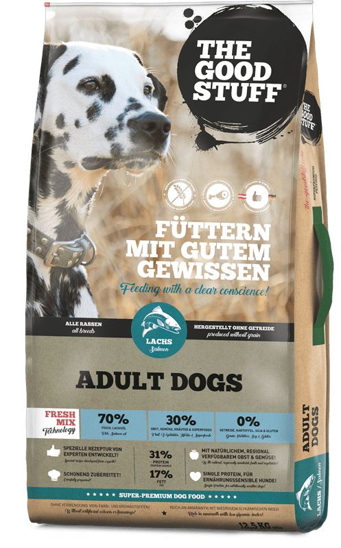 The Goodstuff - Trockenfutter Lachs für ausgewachsene Hunde