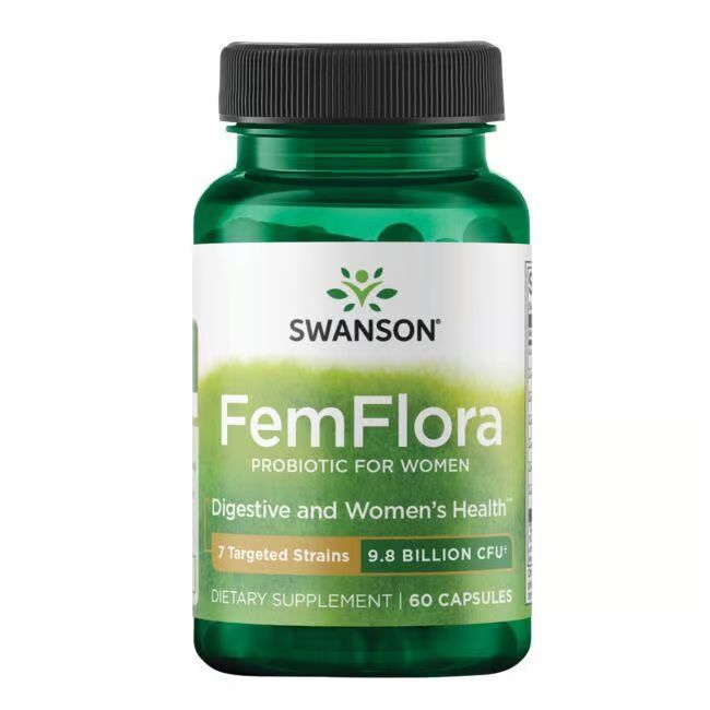 Swanson FemFlora Probiotikum für Frauen 60 Pc