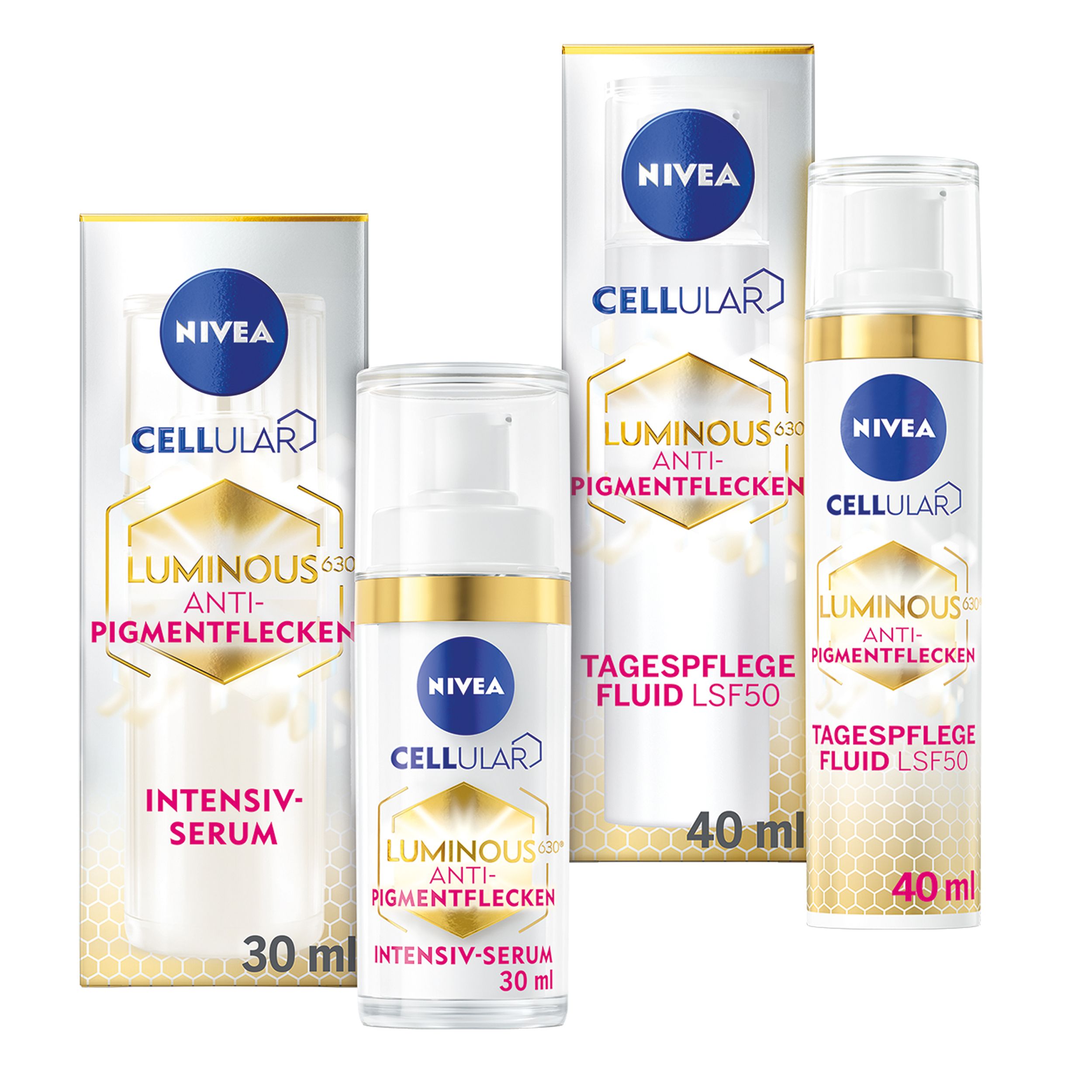 Nivea Cellular Luminous630 Anti-Pigmentflecken Routine Set Tagespflege & Serum 70 ml