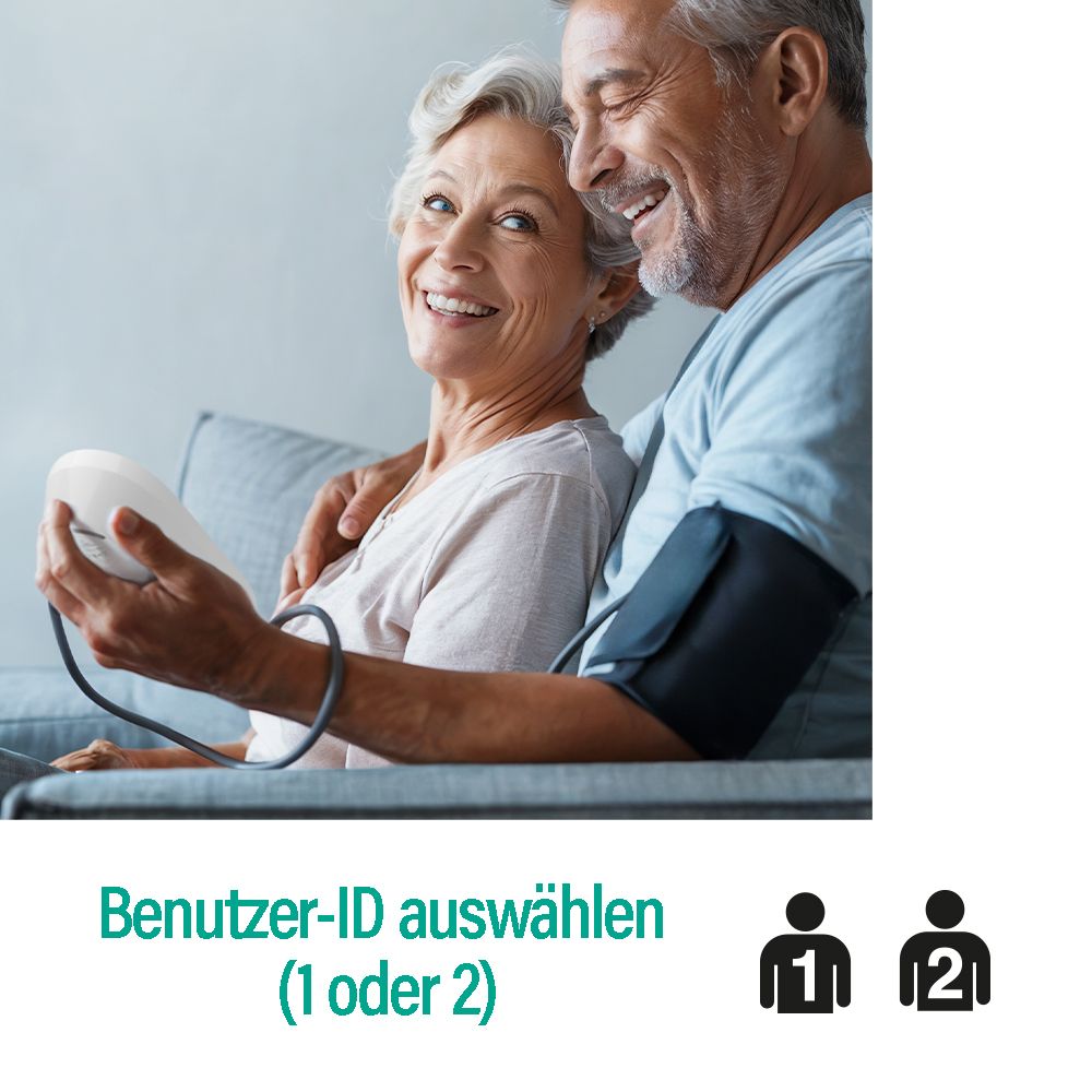 INTELLIGENT Oberarm-Blutdruckmessgerät - white edition